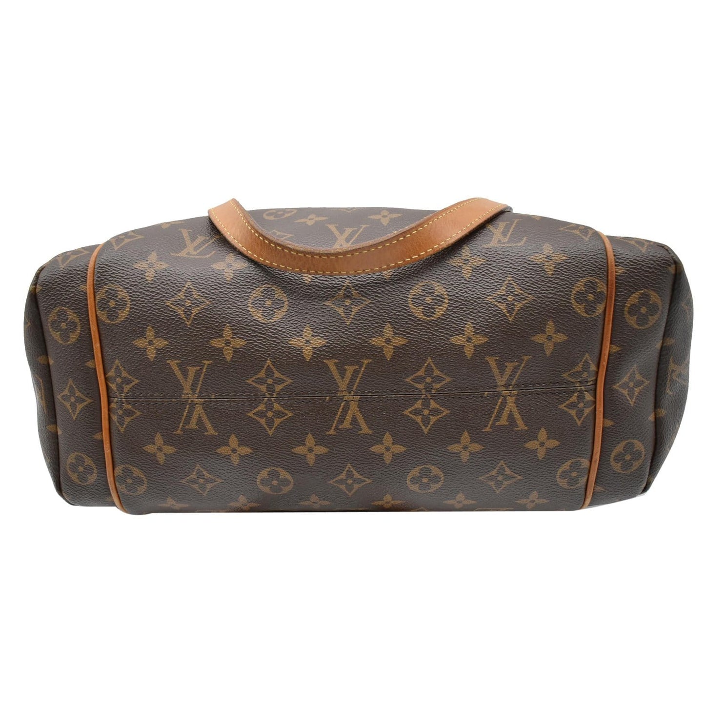 LOUIS VUITTON Totally MM Monogram Canvas Shoulder Bag Brown