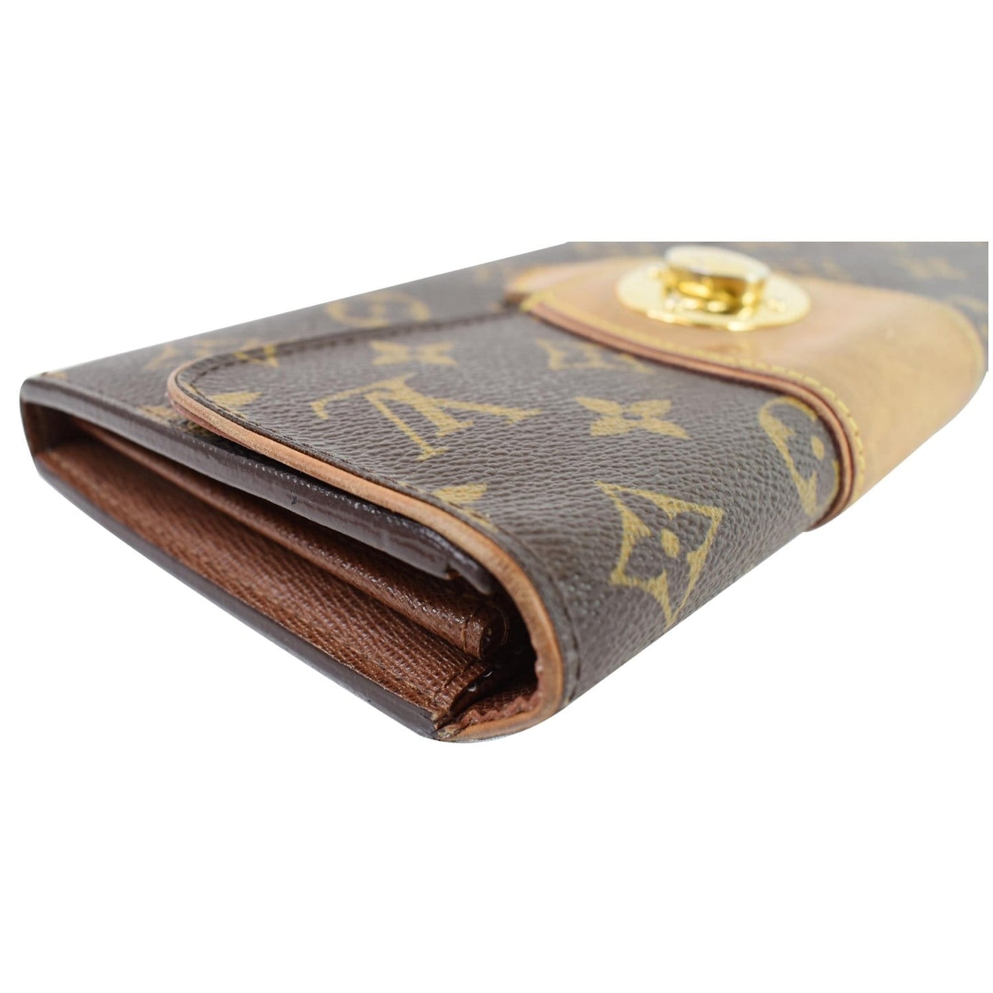 LOUIS VUITTON Monogram Canvas Boetie Wallet Brown