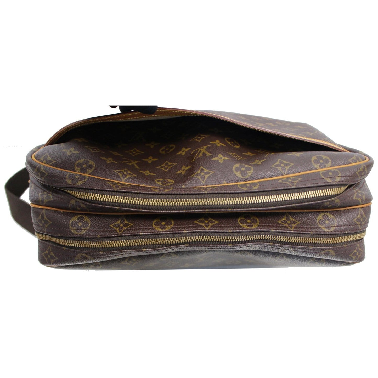 LOUIS VUITTON Reporter GM Monogram Canvas Shoulder Bag Brown - Last Call