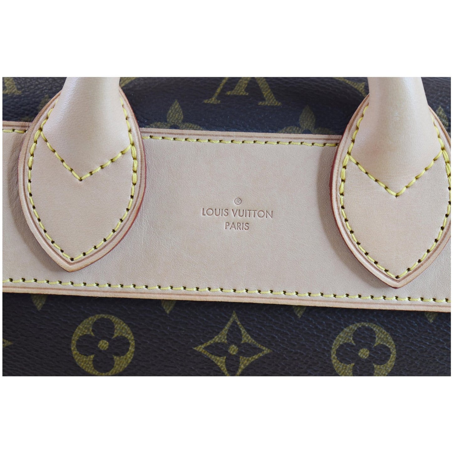 LOUIS VUITTON Eden PM Monogram Canvas Shoulder Bag Brown