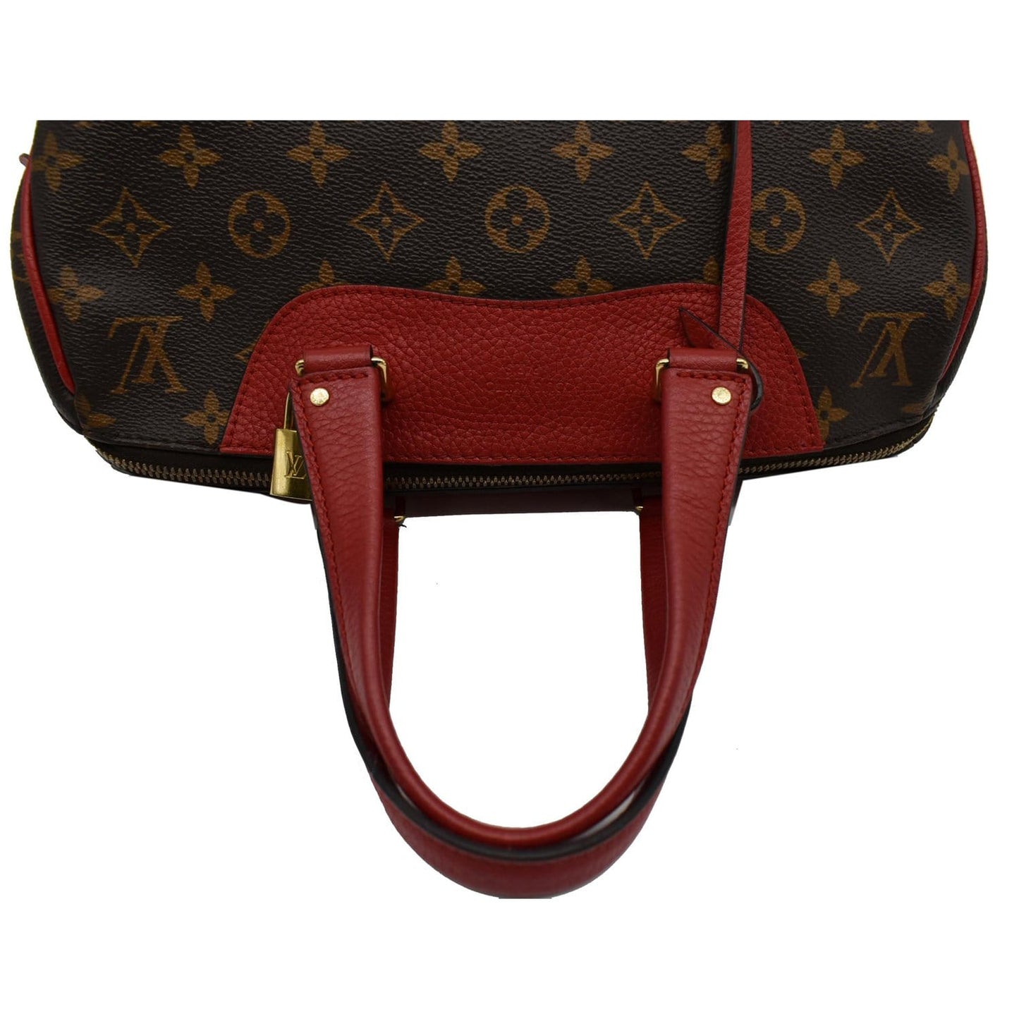 LOUIS VUITTON Retiro NM Monogram Canvas 2Way Shoulder Bag Red
