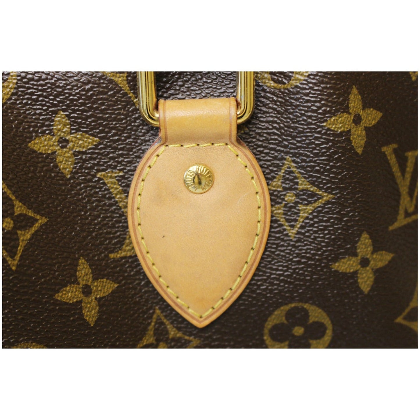 LOUIS VUITTON Palermo PM Monogram Canvas Shoulder Bag Brown