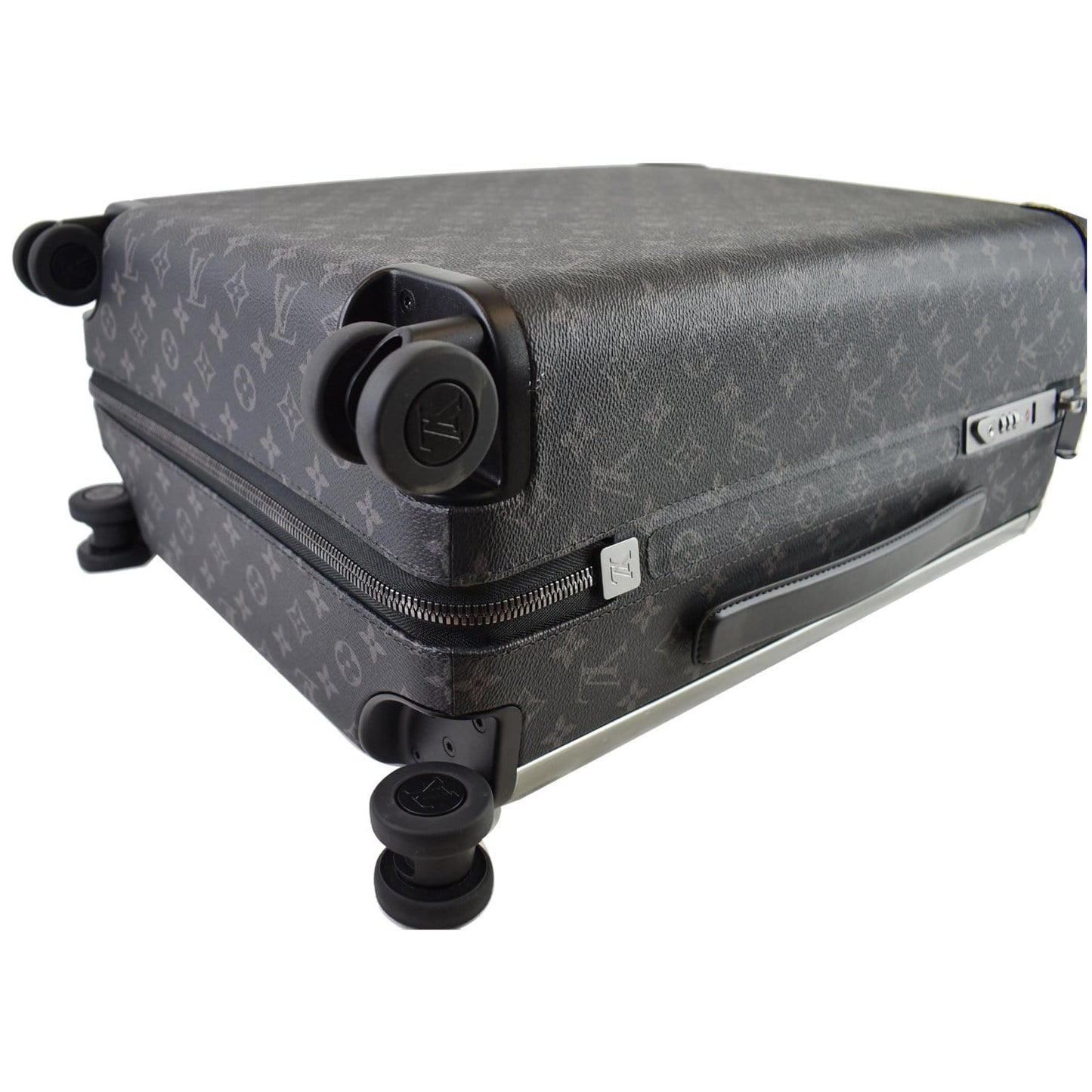 LOUIS VUITTON Horizon 55 Monogram Eclipse Canvas Rolling Suitcase Black