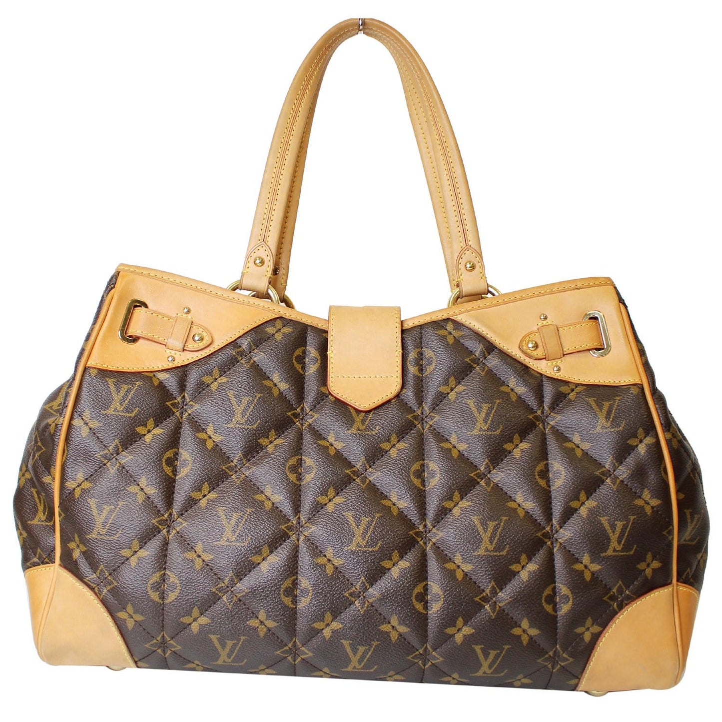 LOUIS VUITTON Etoile Shopper Monogram Canvas Shoulder Bag Brown