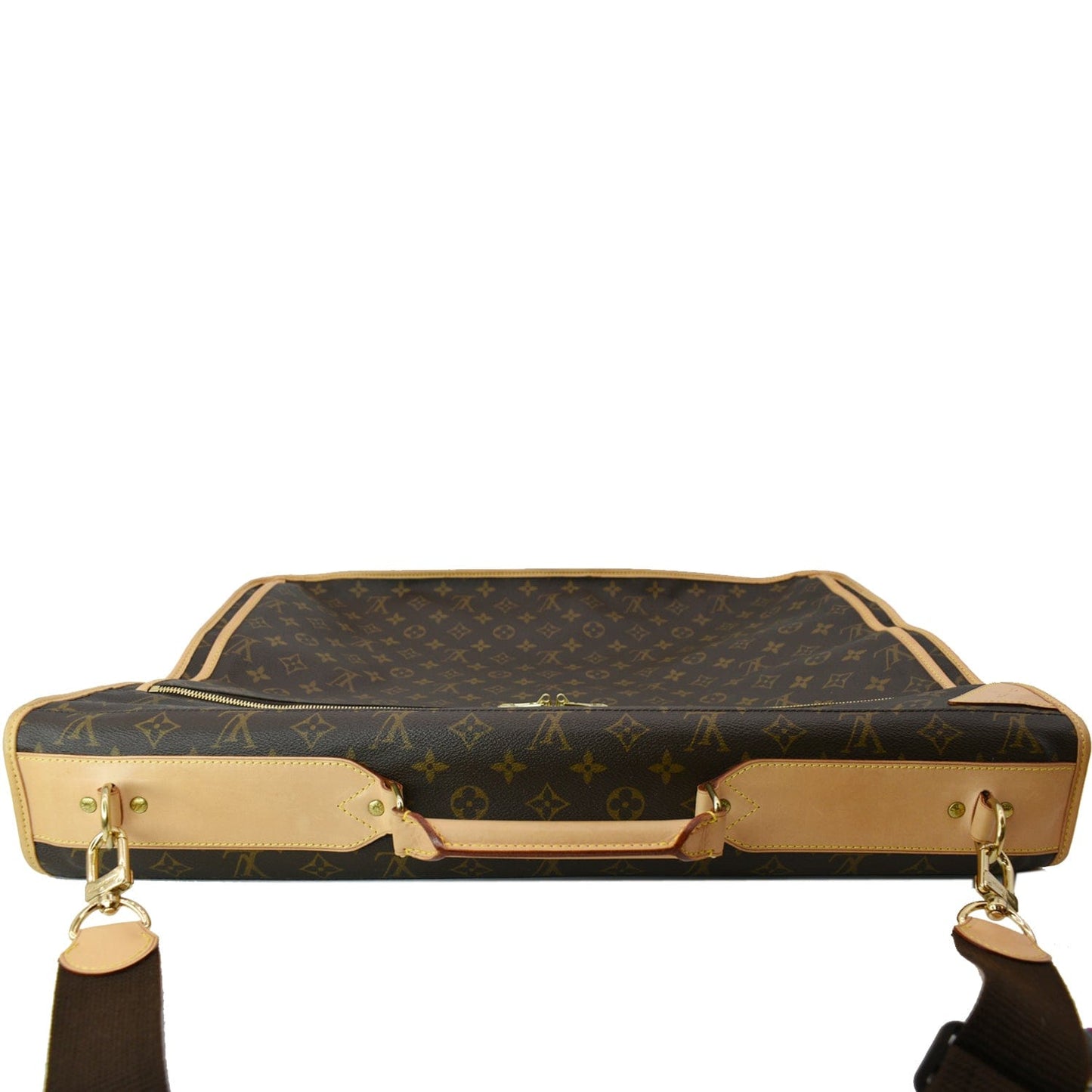 LOUIS VUITTON Monogram Canvas Garment Carrier Travel Bag Brown