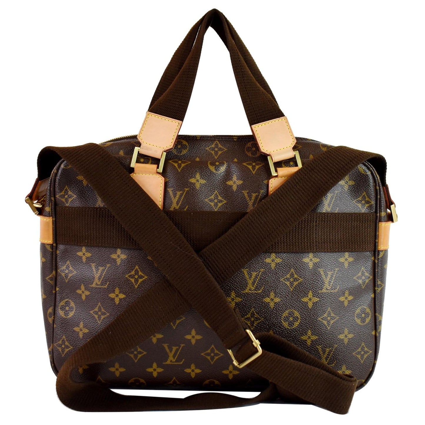 LOUIS VUITTON Sac Bosphore Monogram Canvas Messenger Bag Brown
