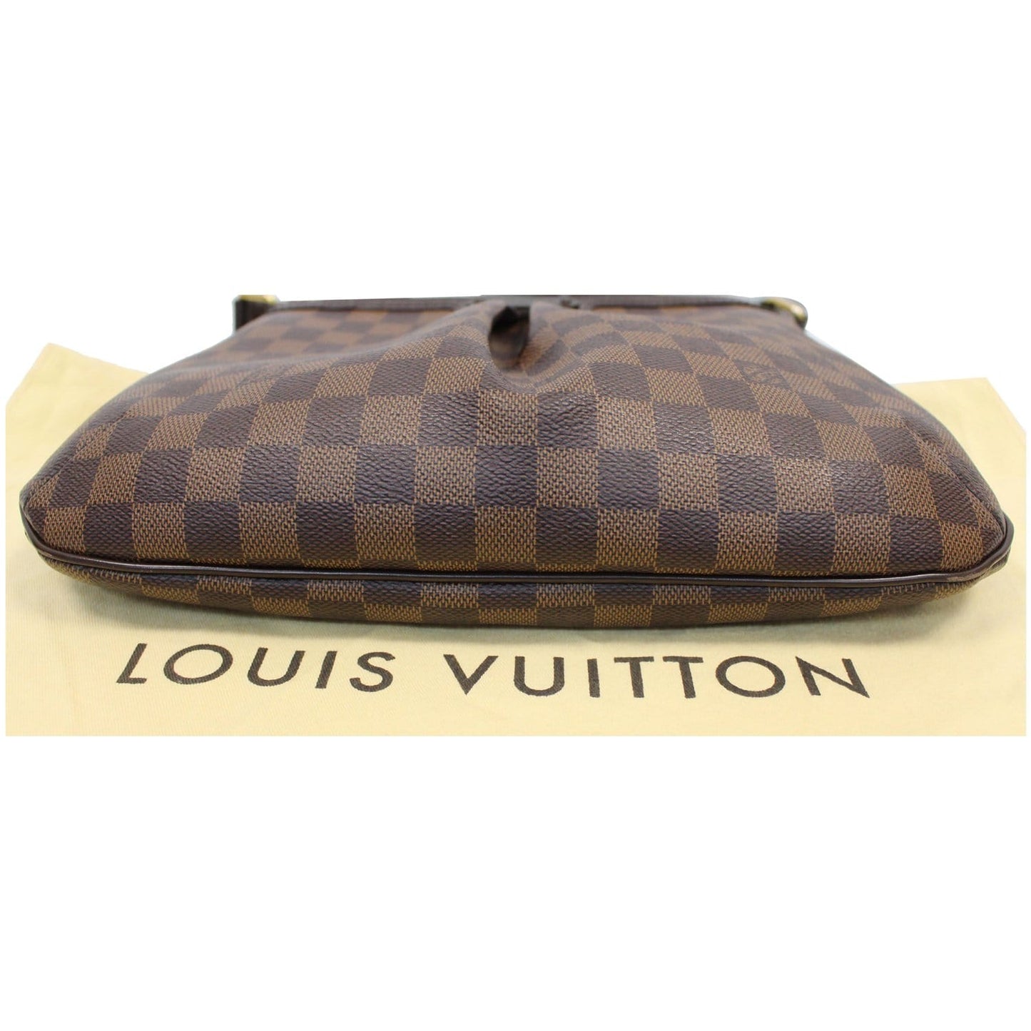 LOUIS VUITTON Bloomsbury PM Damier Ebene Crossbody Bag Brown