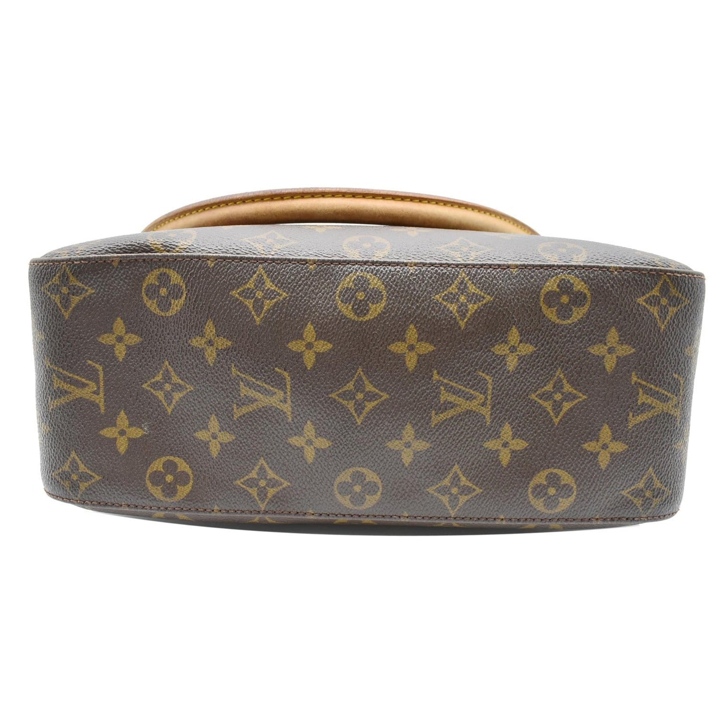 LOUIS VUITTON Looping GM Monogram Canvas Shoulder Bag Brown