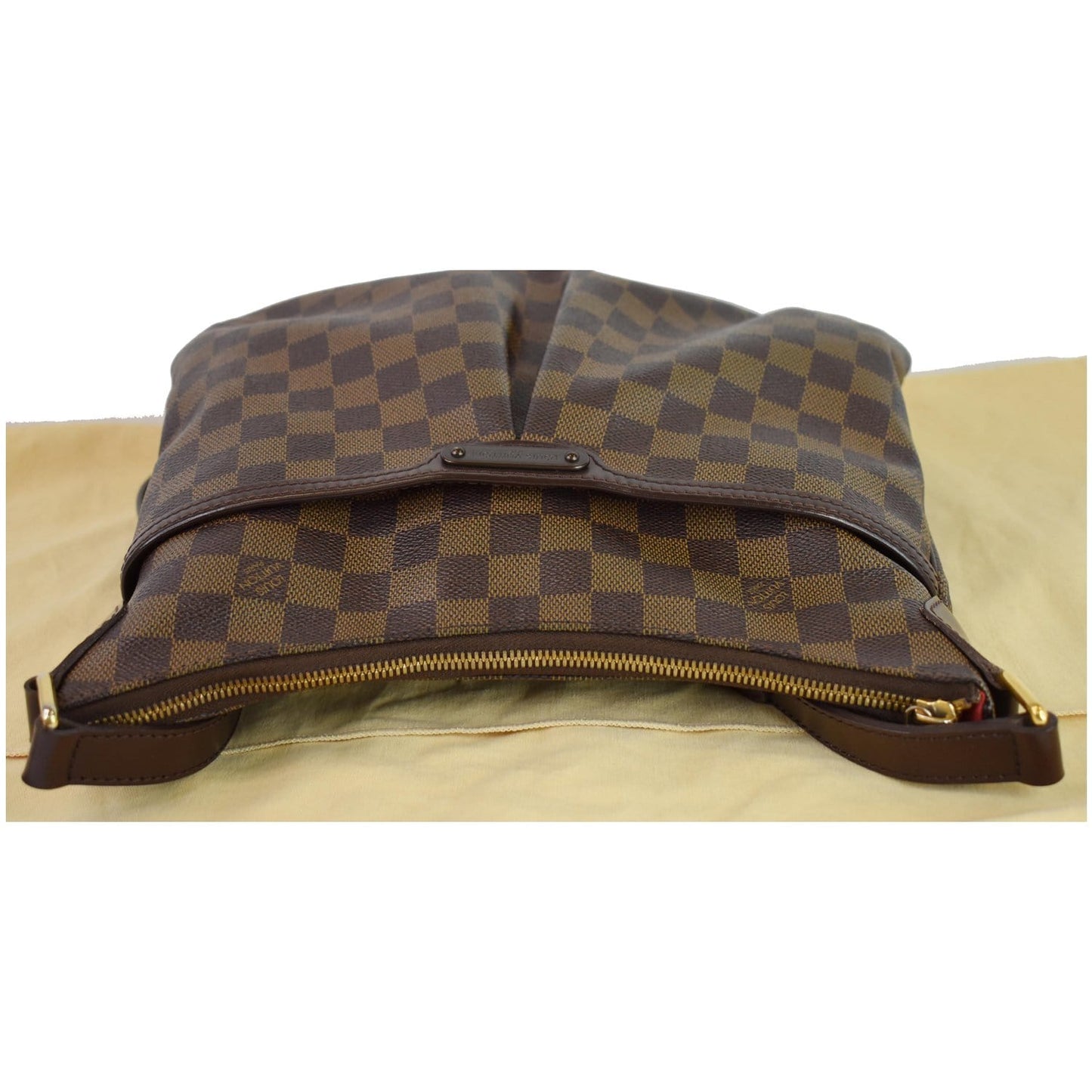 LOUIS VUITTON Bloomsbury PM Damier Ebene Crossbody Bag Brown