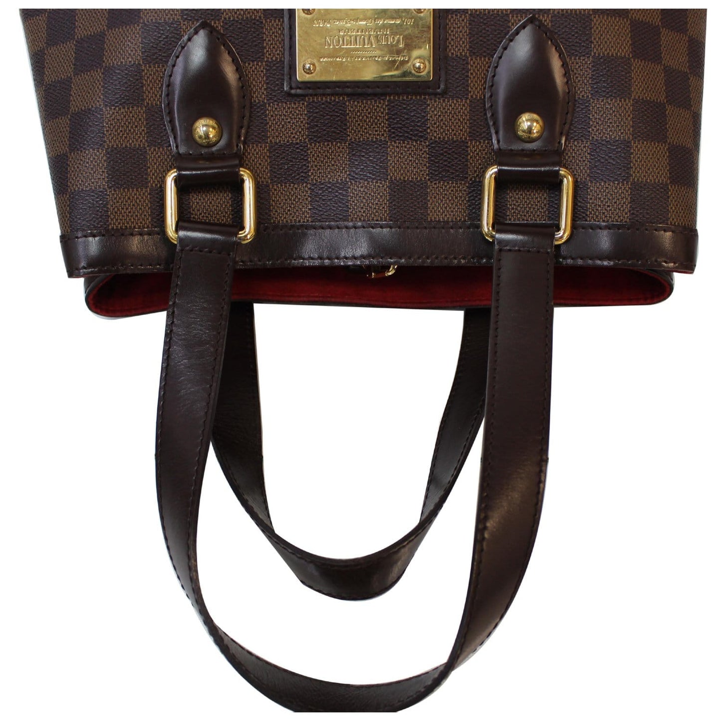 LOUIS VUITTON Hampstead PM Damier Ebene Shoulder Bag Brown