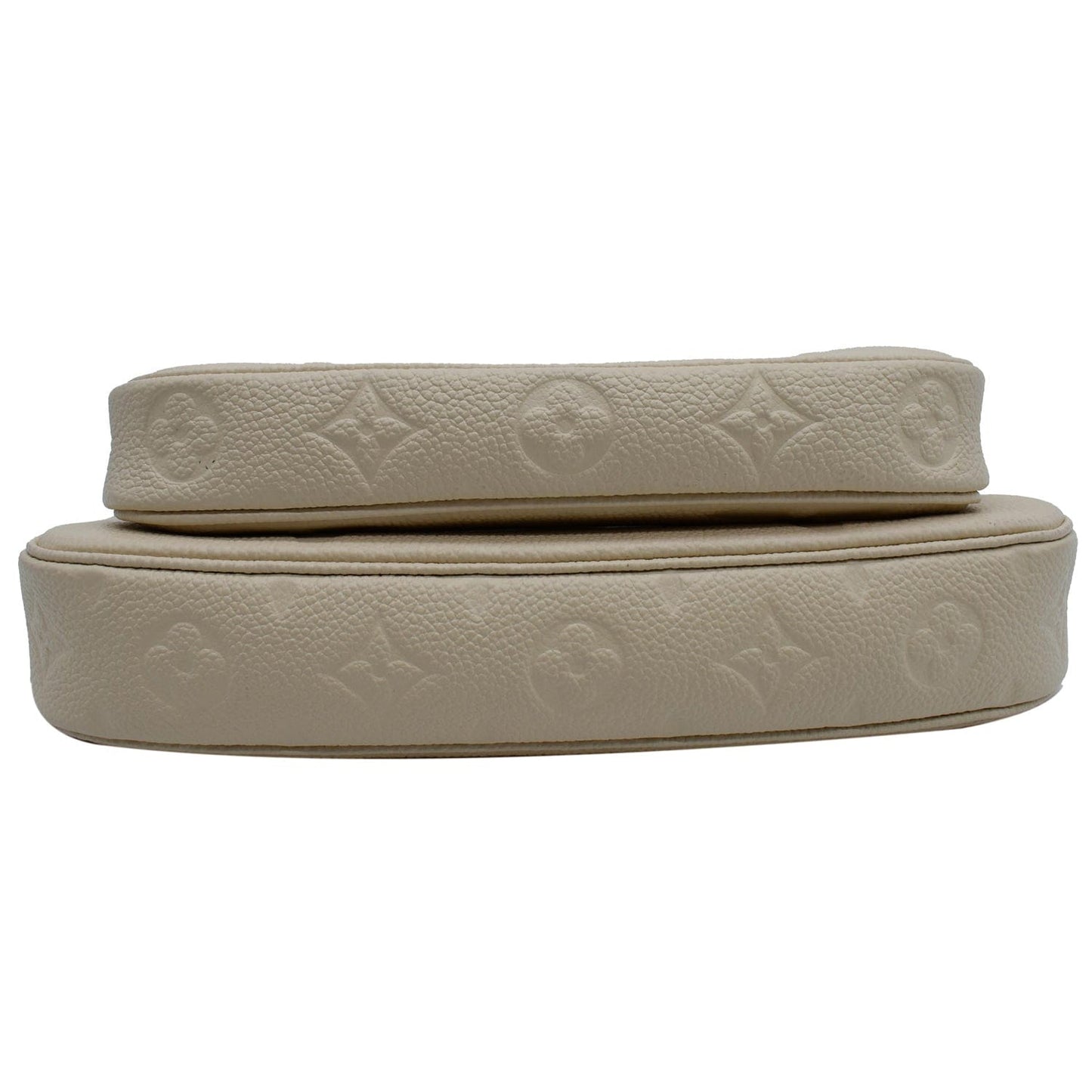 LOUIS VUITTON Multi Pochette Accessoires Monogram Empreinte Shoulder Bag Cream