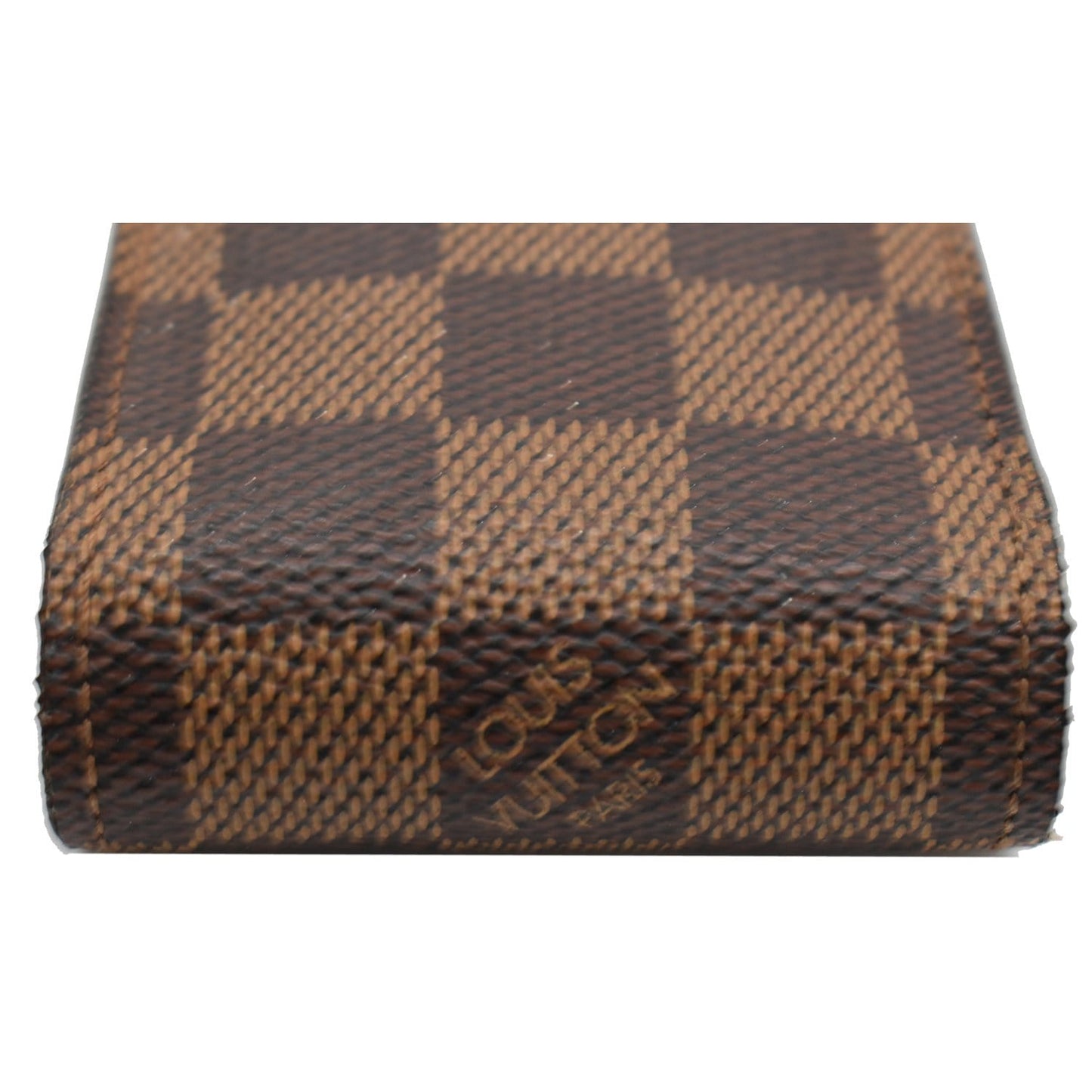 LOUIS VUITTON Etui Damier Ebene Cigarette Case Brown