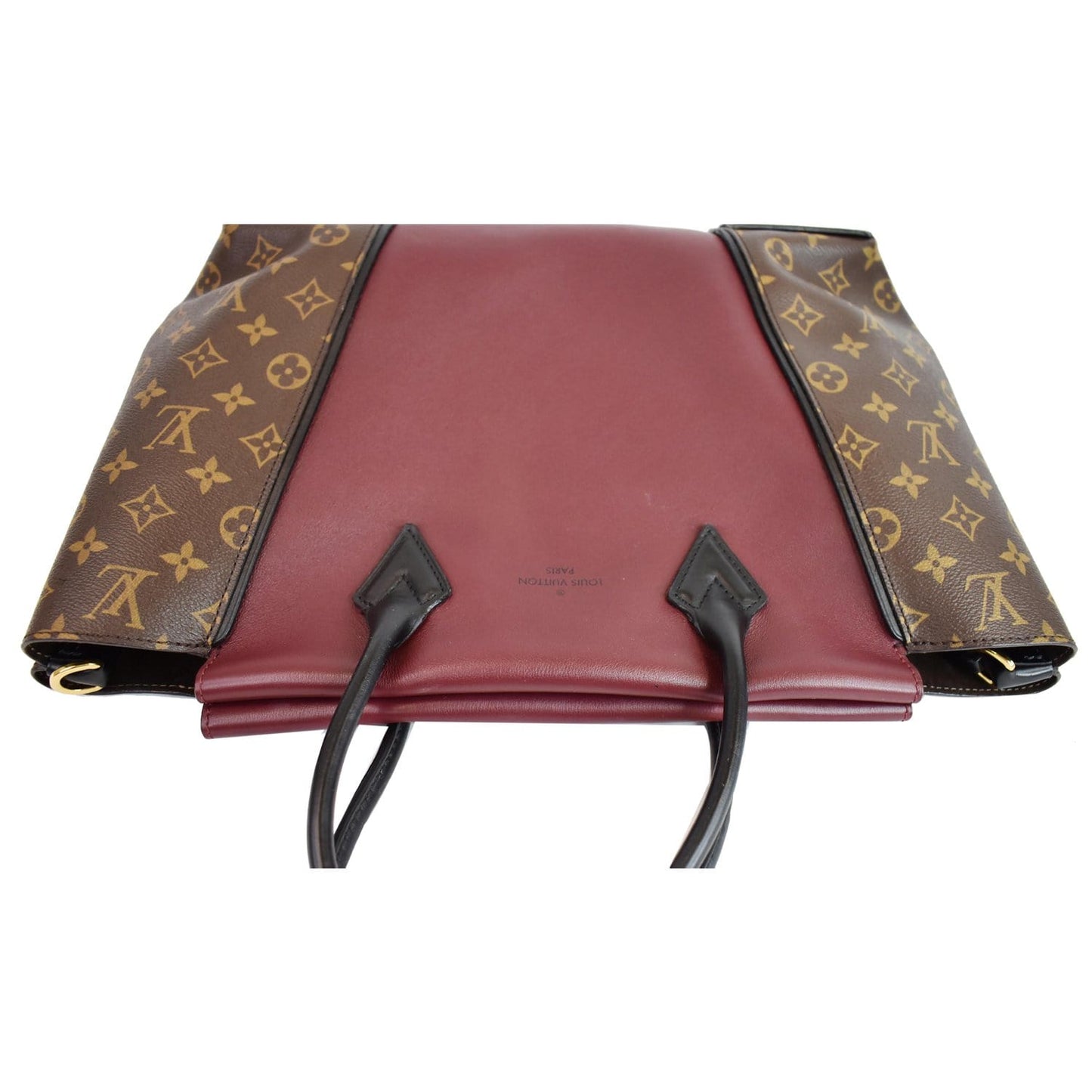 LOUIS VUITTON W PM Monogram Canvas Tote Bag Burgundy - 15% OFF
