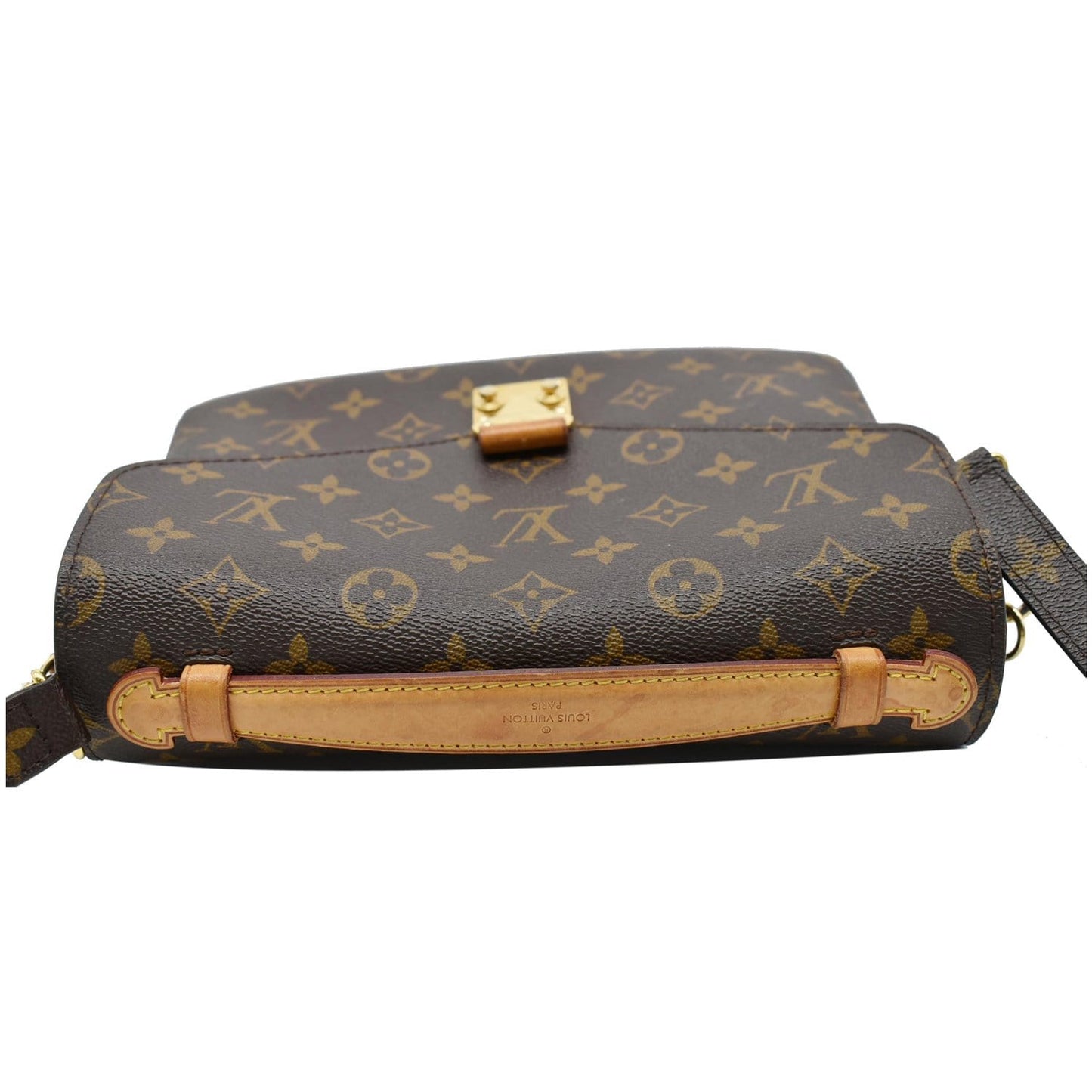 LOUIS VUITTON Metis Pochette Monogram Canvas Crossbody Bag Brown