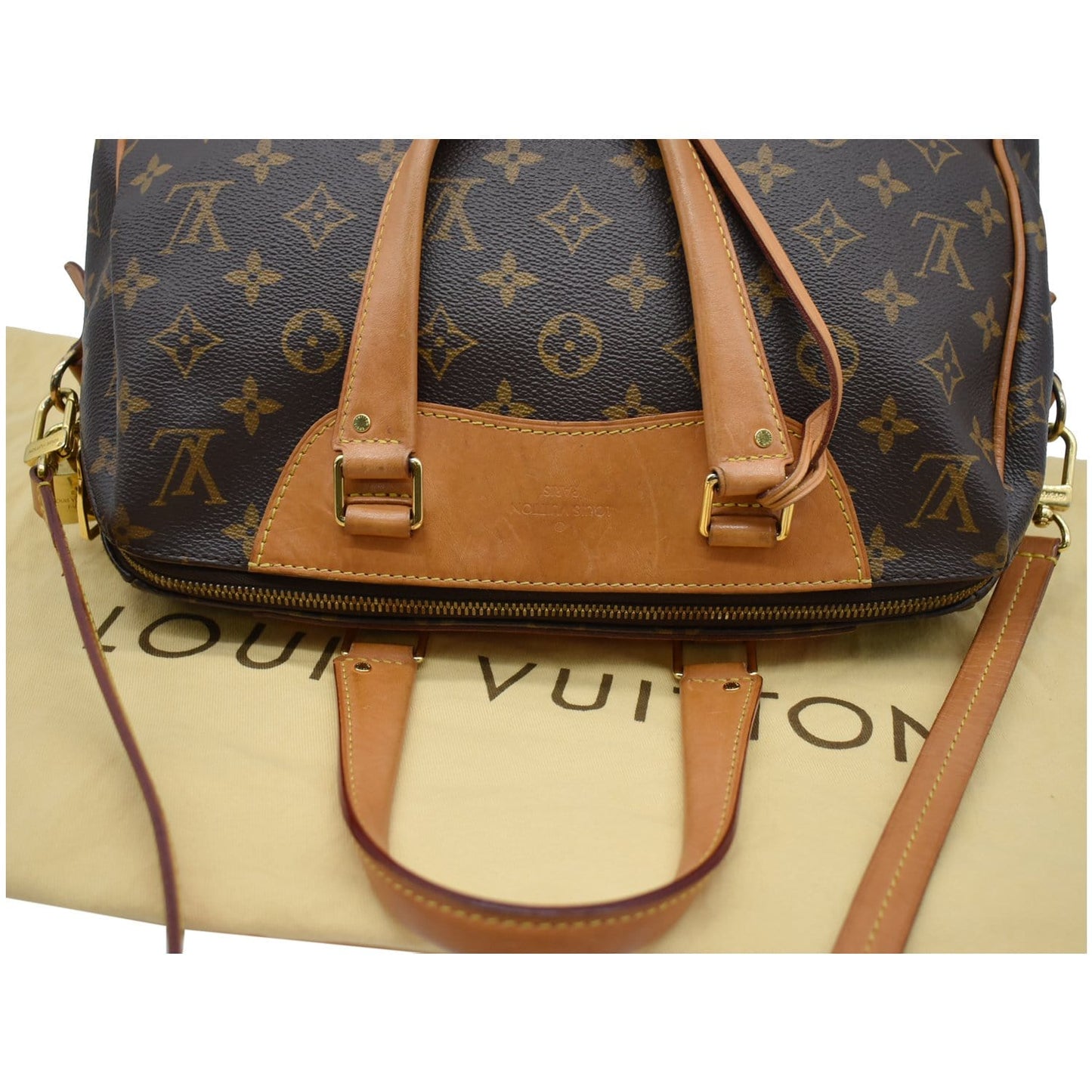 LOUIS VUITTON Retiro NM Monogram Canvas 2Way Shoulder Bag Brown