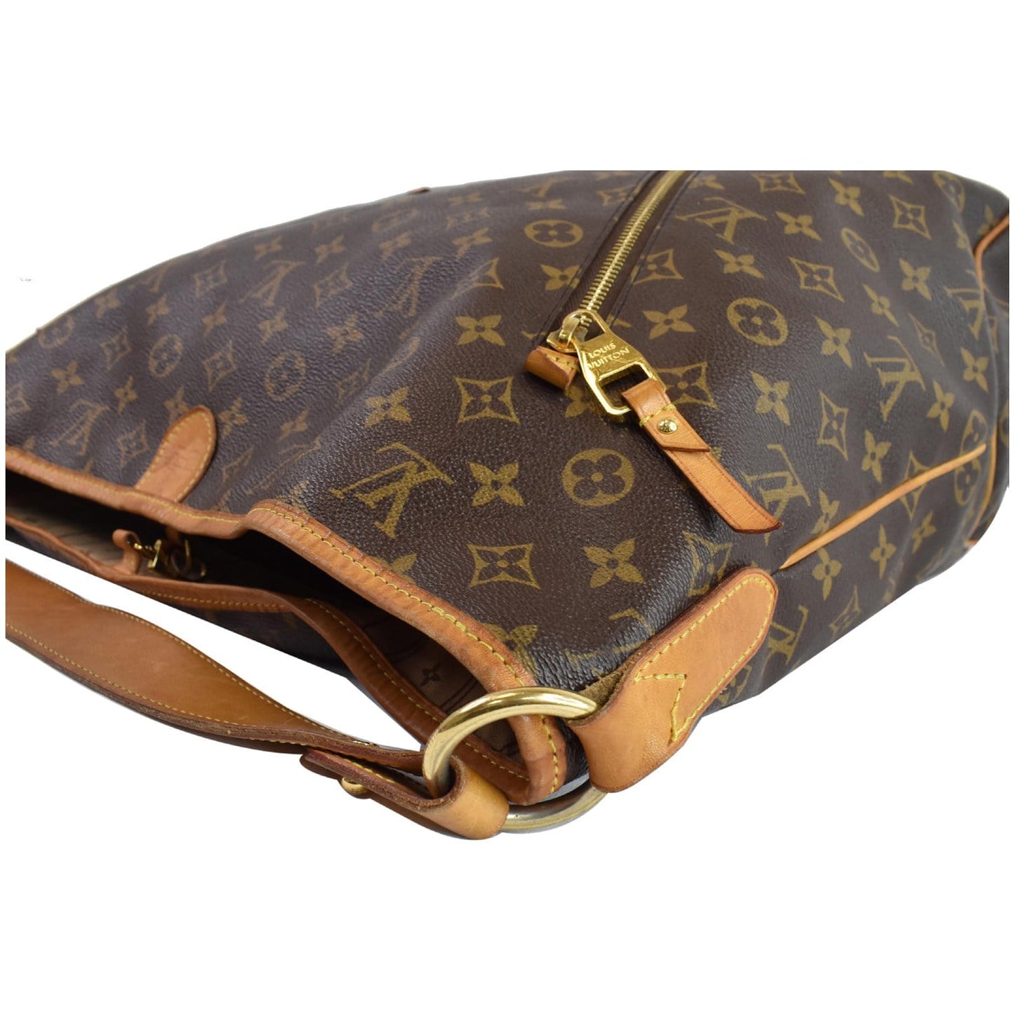 LOUIS VUITTON Delightful GM Monogram Canvas Shoulder Bag Brown