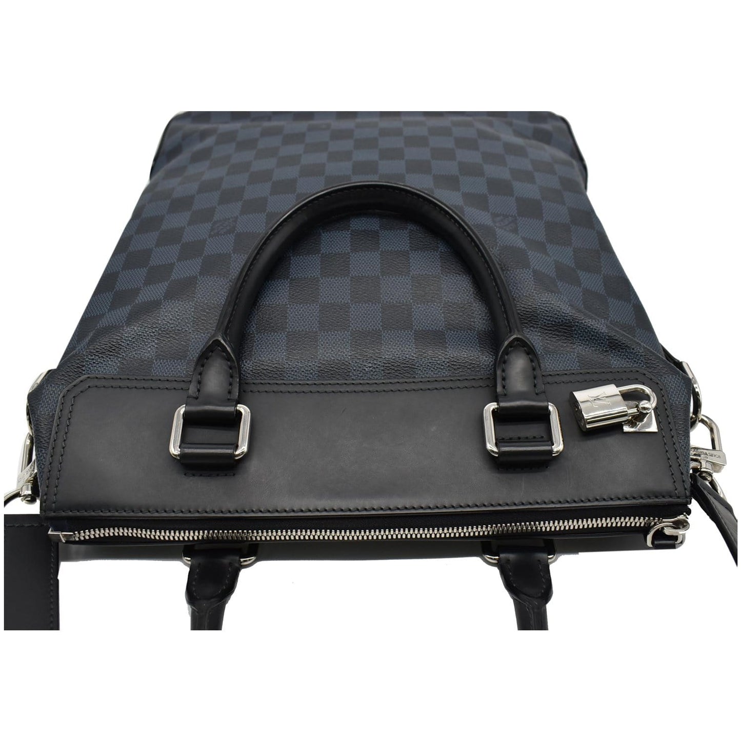 LOUIS VUITTON Greenwich Damier Cobalt Tote Bag Black