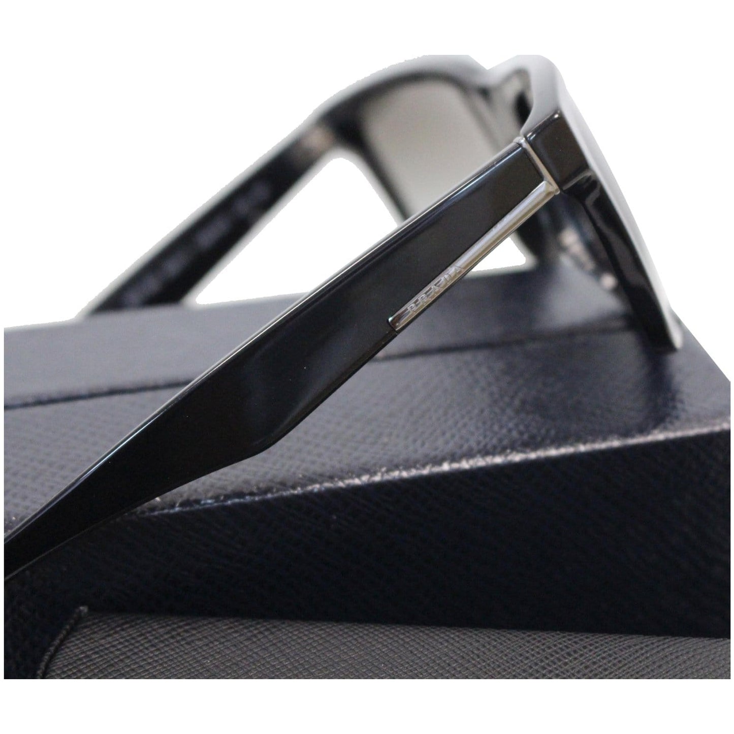 PRADA Rectangular Sunglasses SPR 19S Black