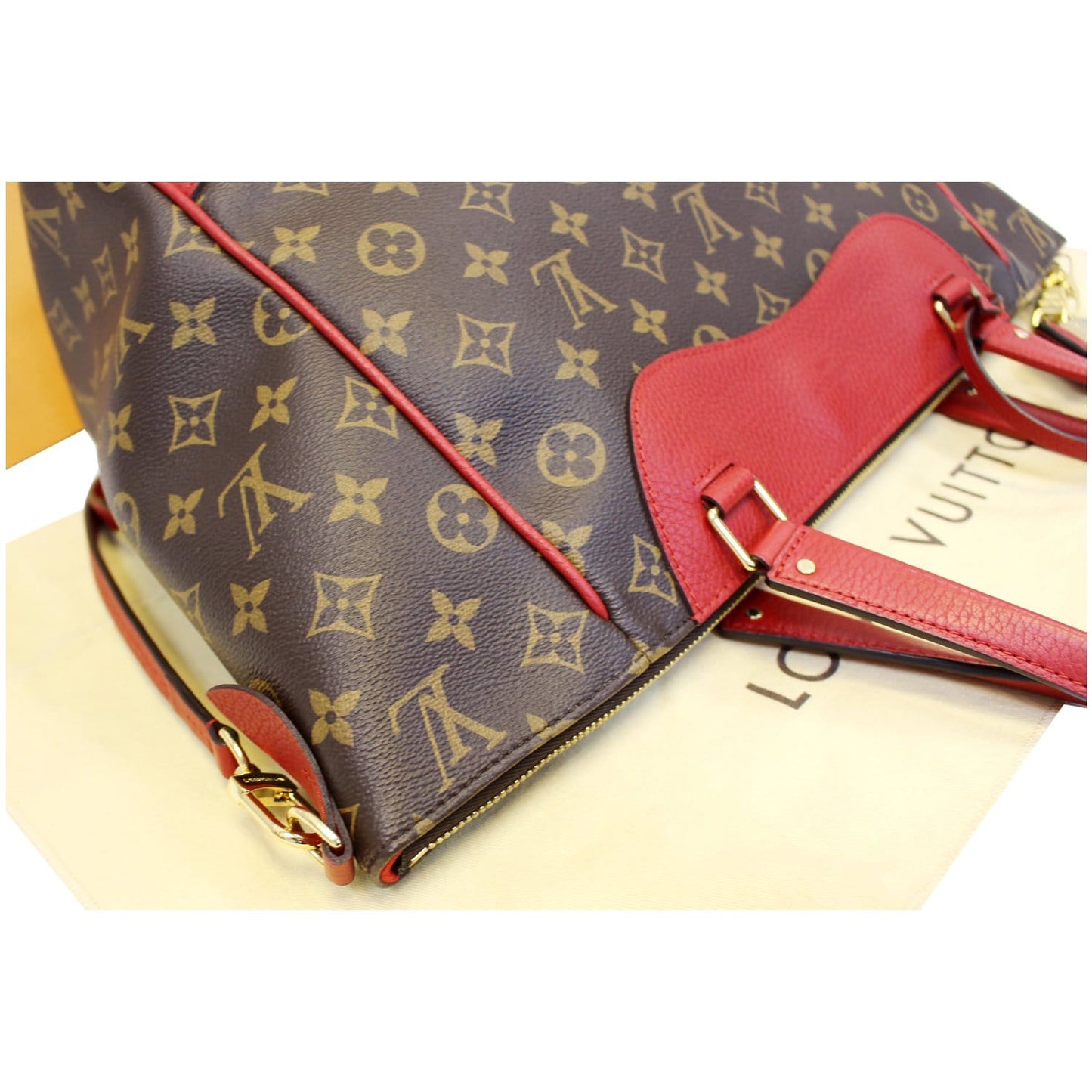 LOUIS VUITTON Estrela NM Monogram Canvas Shoulder Bag Cherry