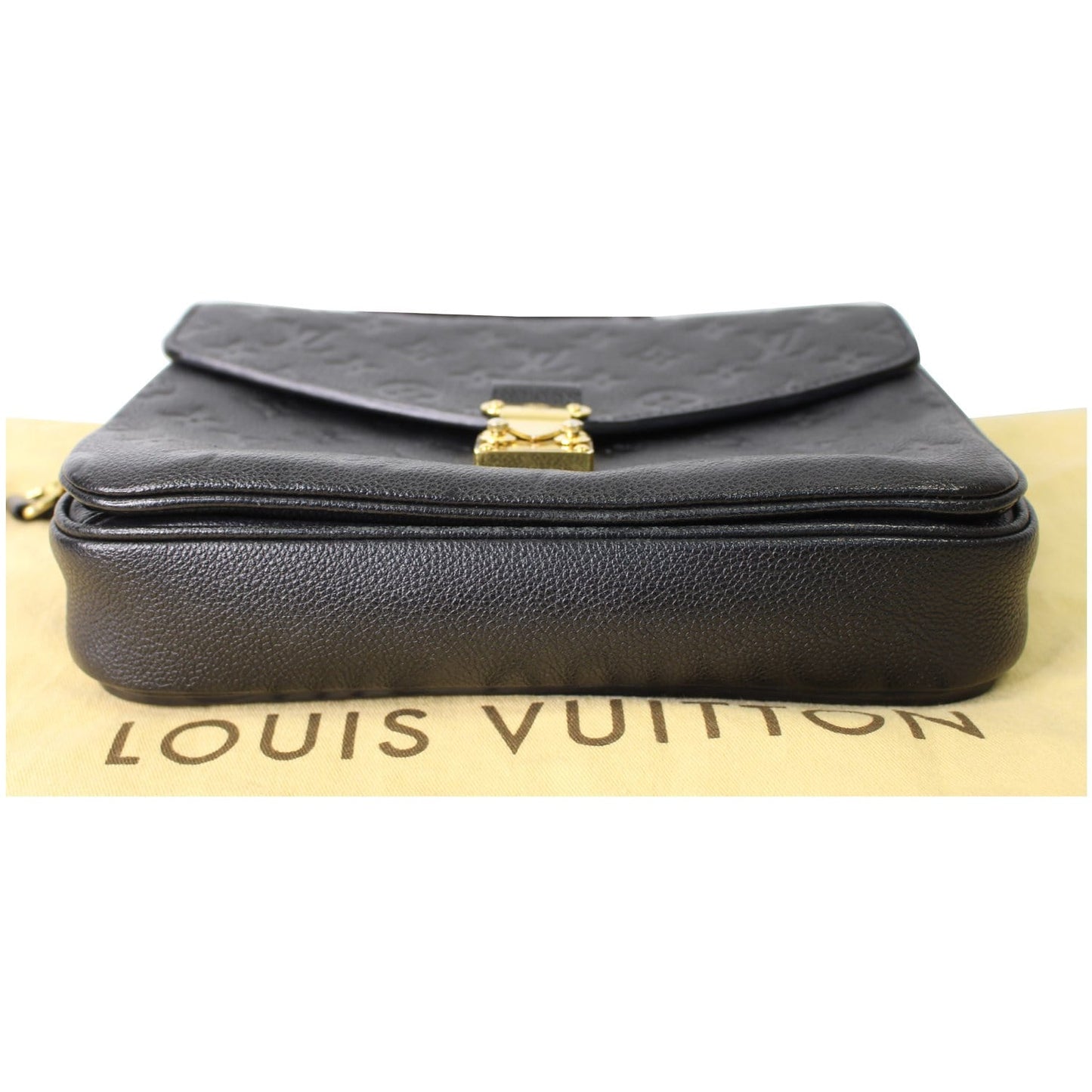 LOUIS VUITTON Metis Pochette Empreinte Leather Crossbody Bag Black - 15% OFF