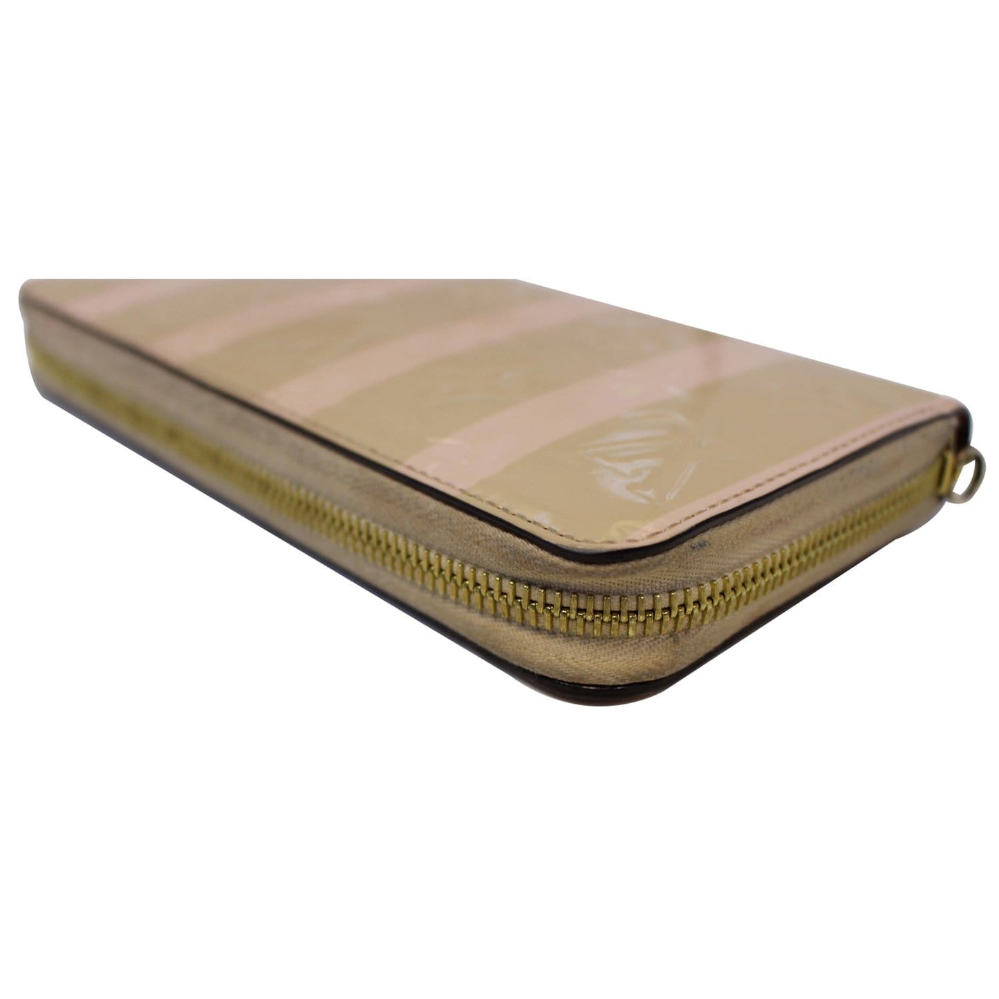 LOUIS VUITTON Vernis Rayures Zippy Wallet Dune - 25% OFF