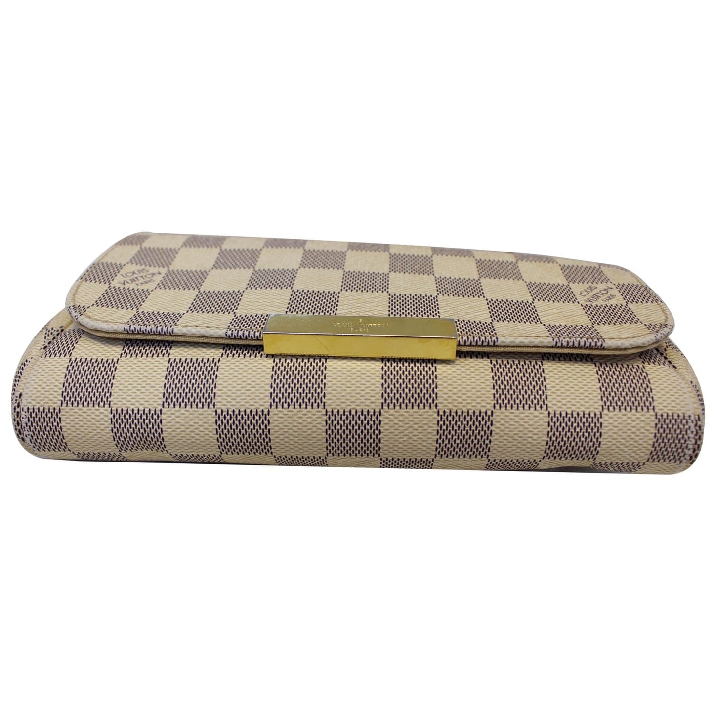 LOUIS VUITTON Favorite PM Damier Azur Crossbody Bag White