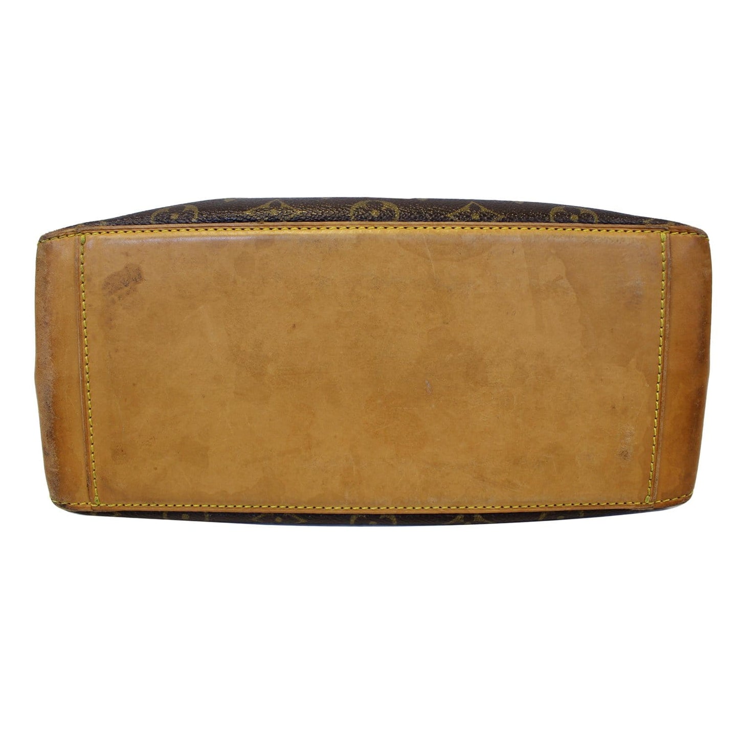 LOUIS VUITTON Cabas Piano Monogram Canvas Shoulder Bag Brown