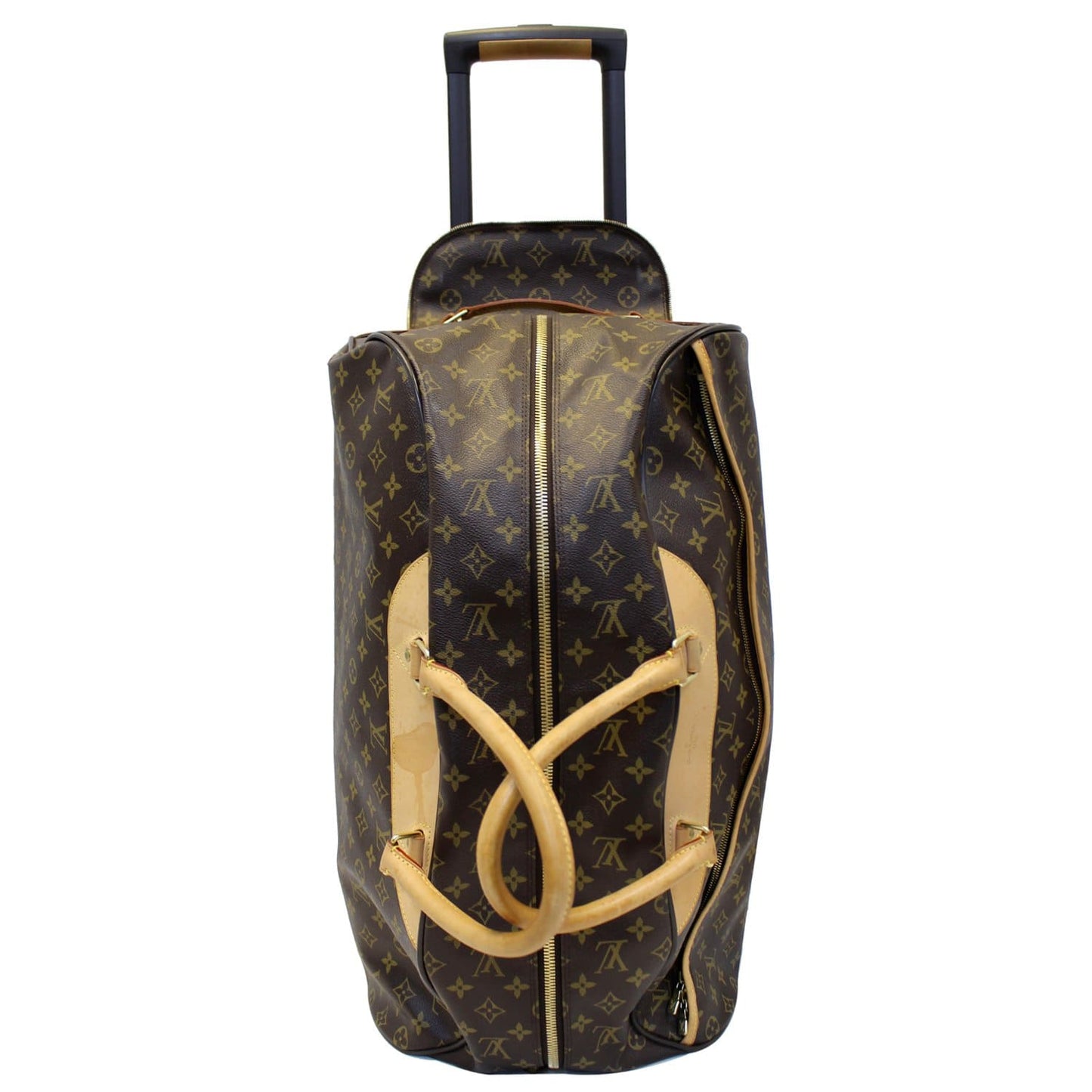 LOUIS VUITTON Eole 50 Monogram Canvas  Rolling Luggage Bag Brown