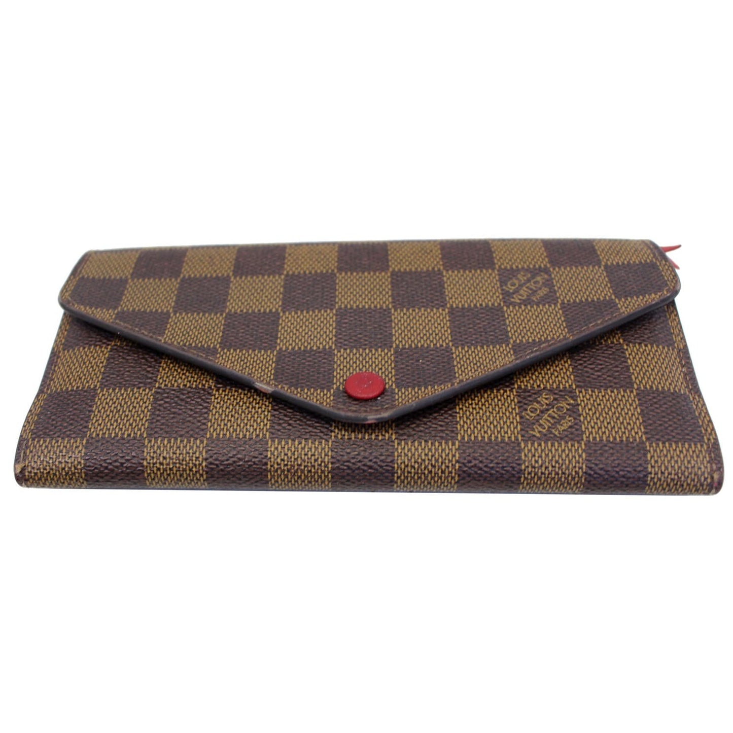 LOUIS VUITTON Josephine Damier Ebene Wallet Brown