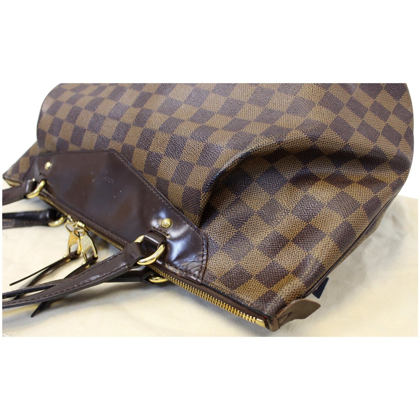 LOUIS VUITTON Westminster GM Damier Ebene Tote Shoulder Bag Brown - Last Call