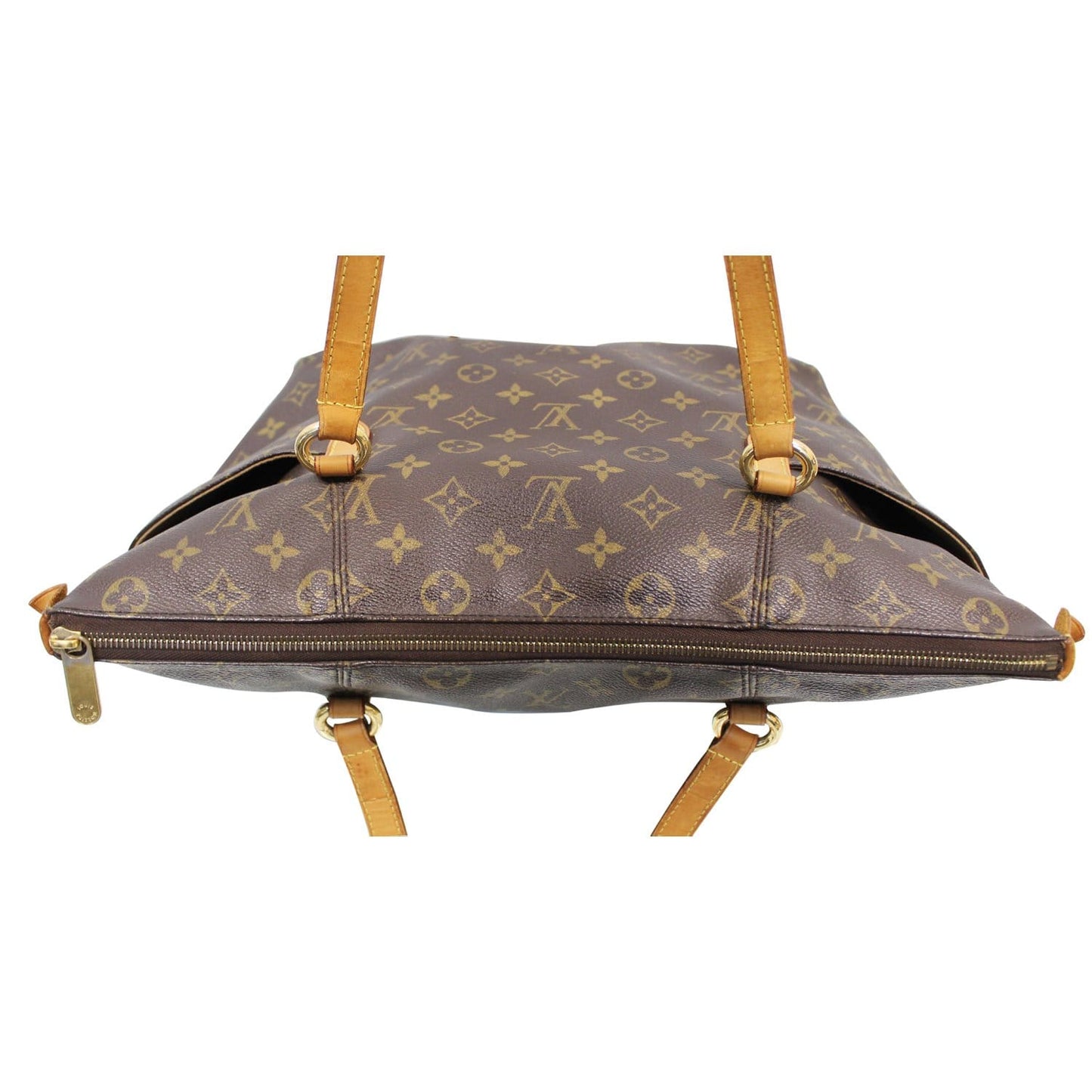 LOUIS VUITTON Totally MM Monogram Canvas Shoulder Bag Brown