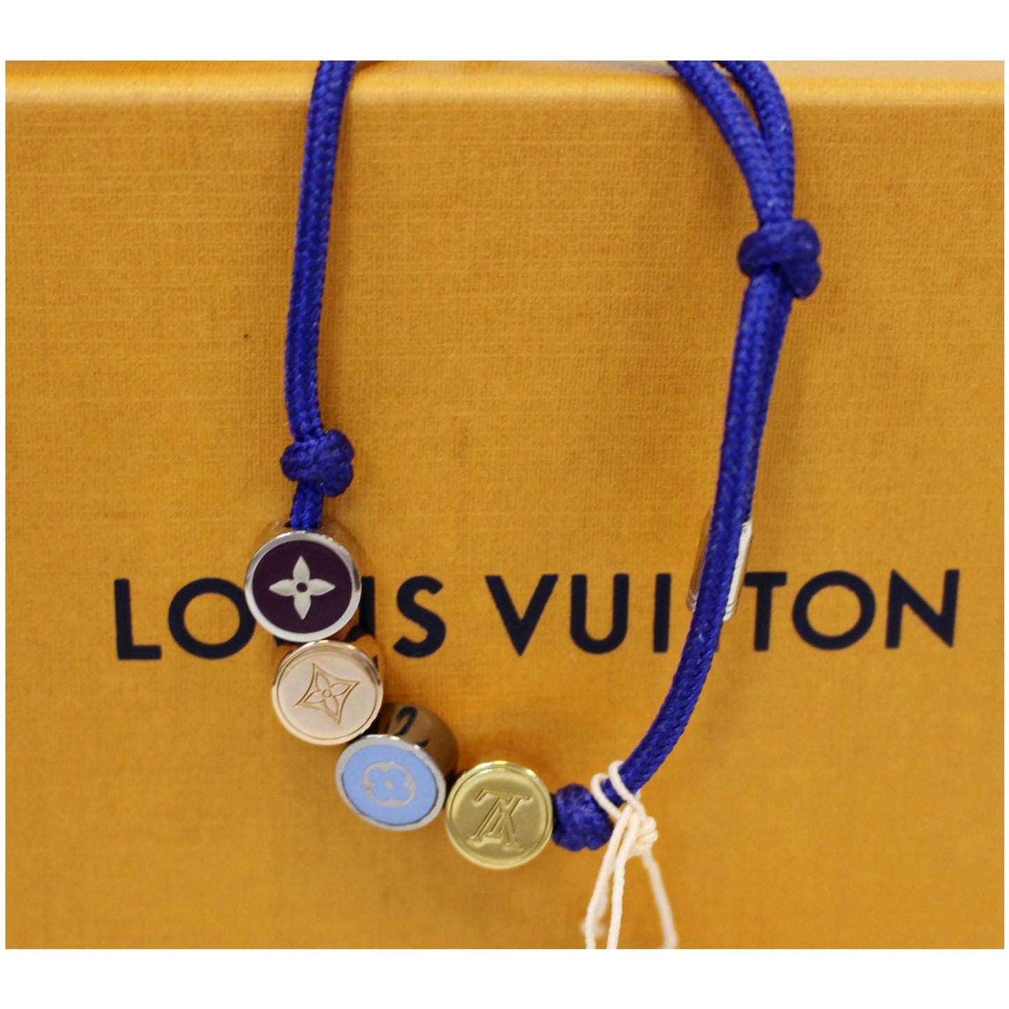 LOUIS VUITTON LV Colors Beads Bracelets Blue