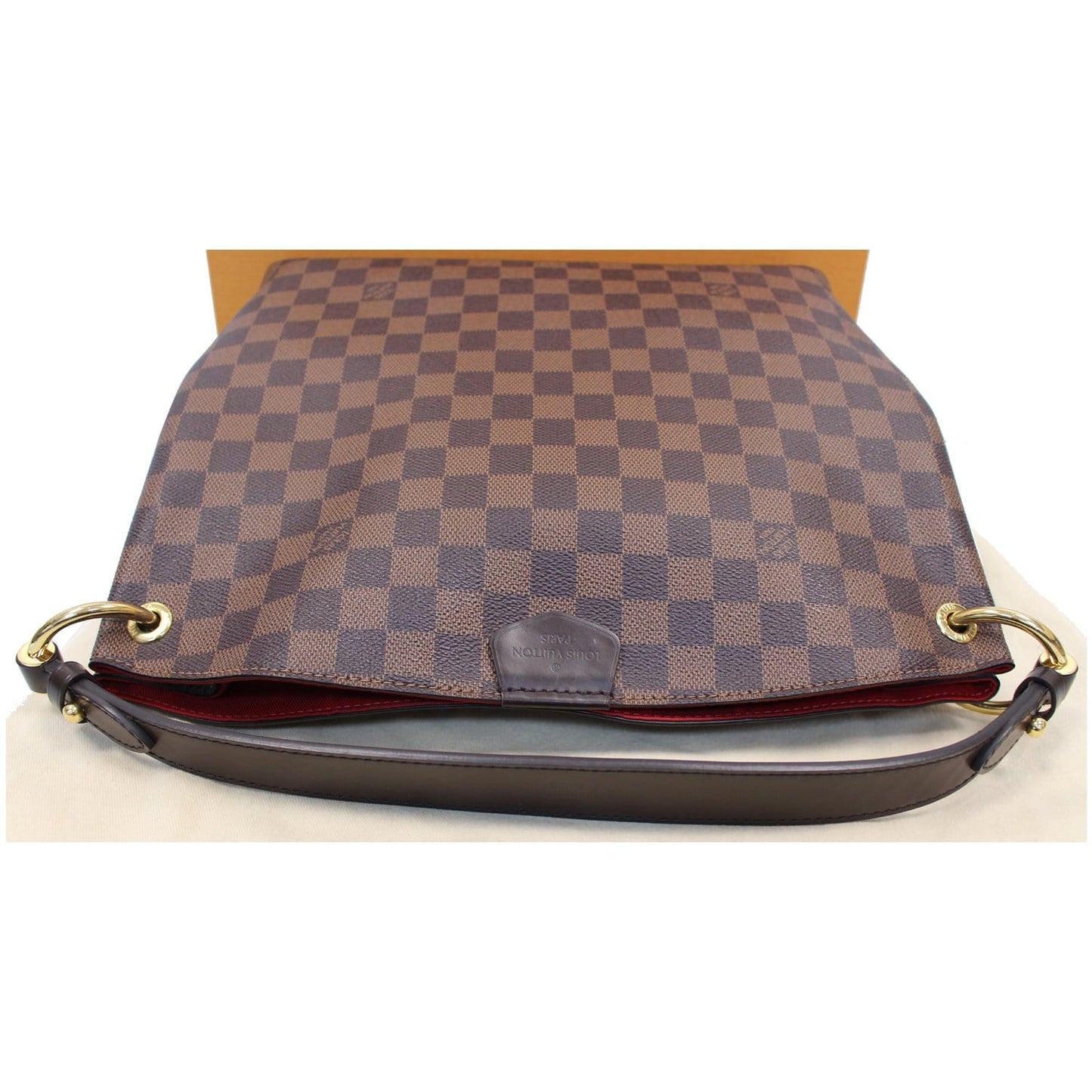 LOUIS VUITTON Graceful PM Damier Ebene Shoulder Bag Brown