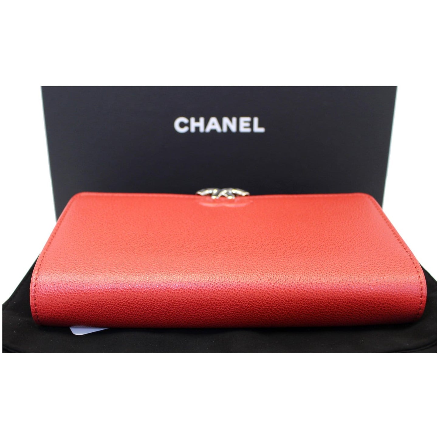 CHANEL Wallet on Chain Grained Calfskin Leather Shoulder Crossbody Bag