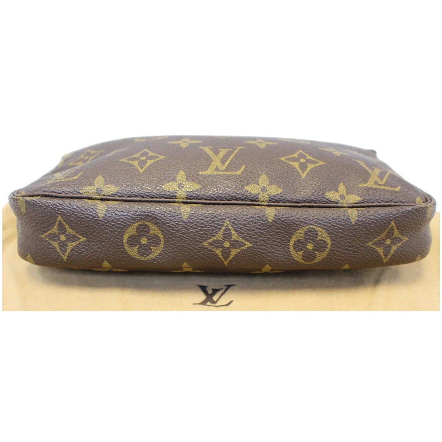 LOUIS VUITTON Pochette Accessoires Monogram Canvas Pouch Bag Brown