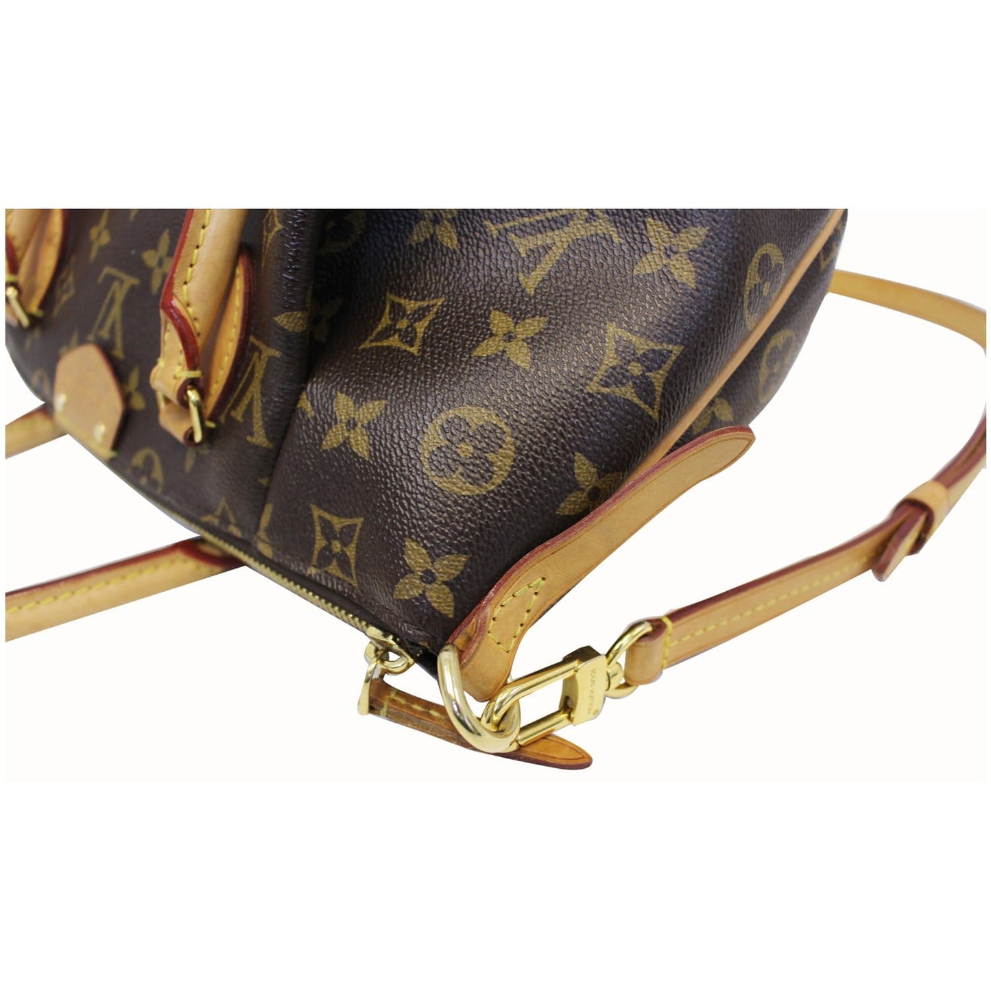 LOUIS VUITTON Turenne PM Monogram Canvas Shoulder Bag Brown