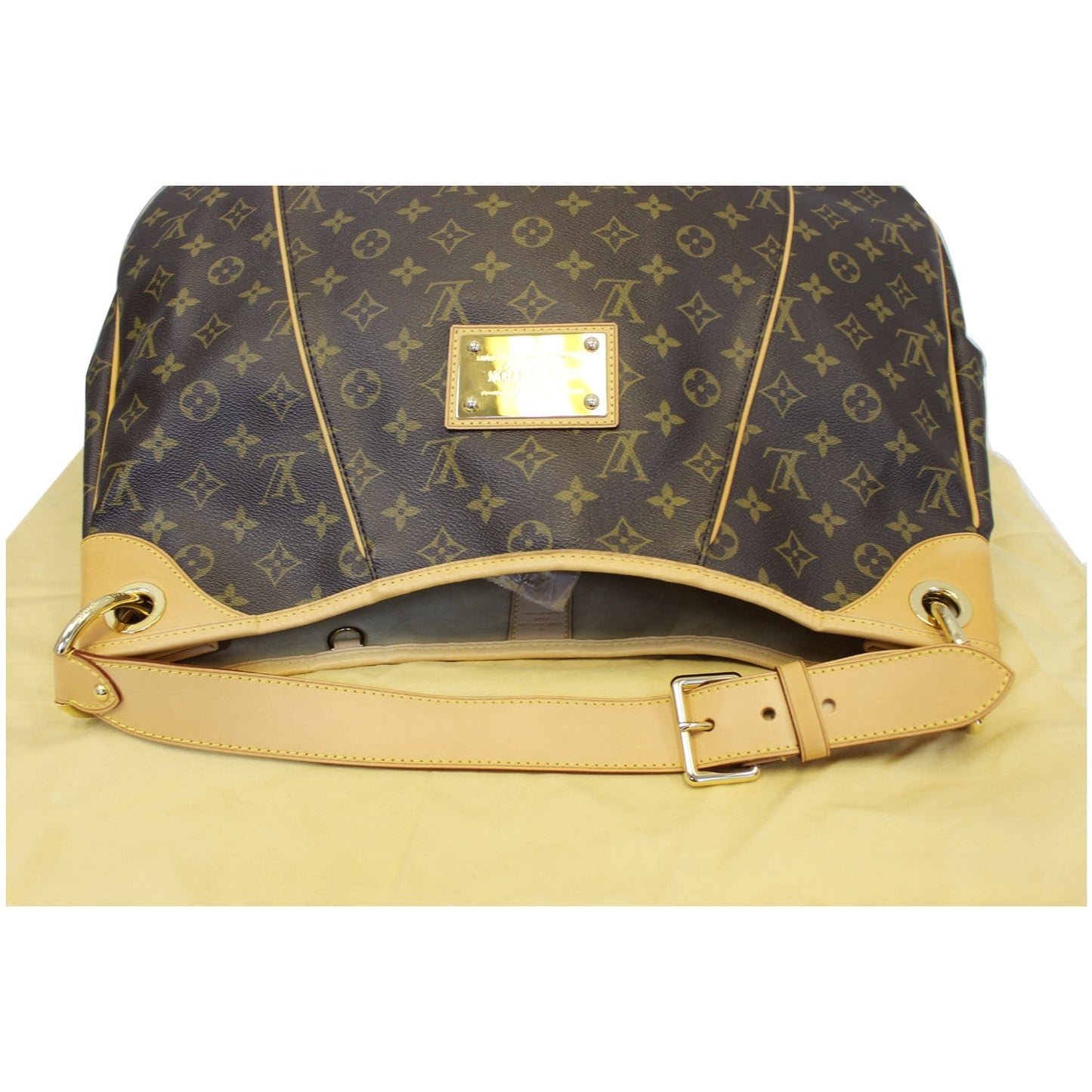 LOUIS VUITTON Galliera GM Monogram Canvas Shoulder Tote Bag Brown