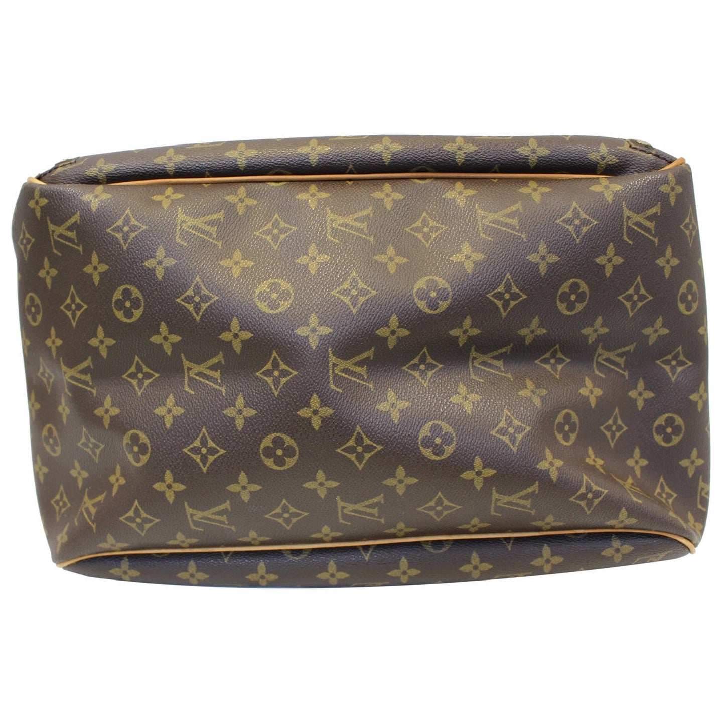 LOUIS VUITTON Evasion Monogram Canvas Boston Travel Bag Brown