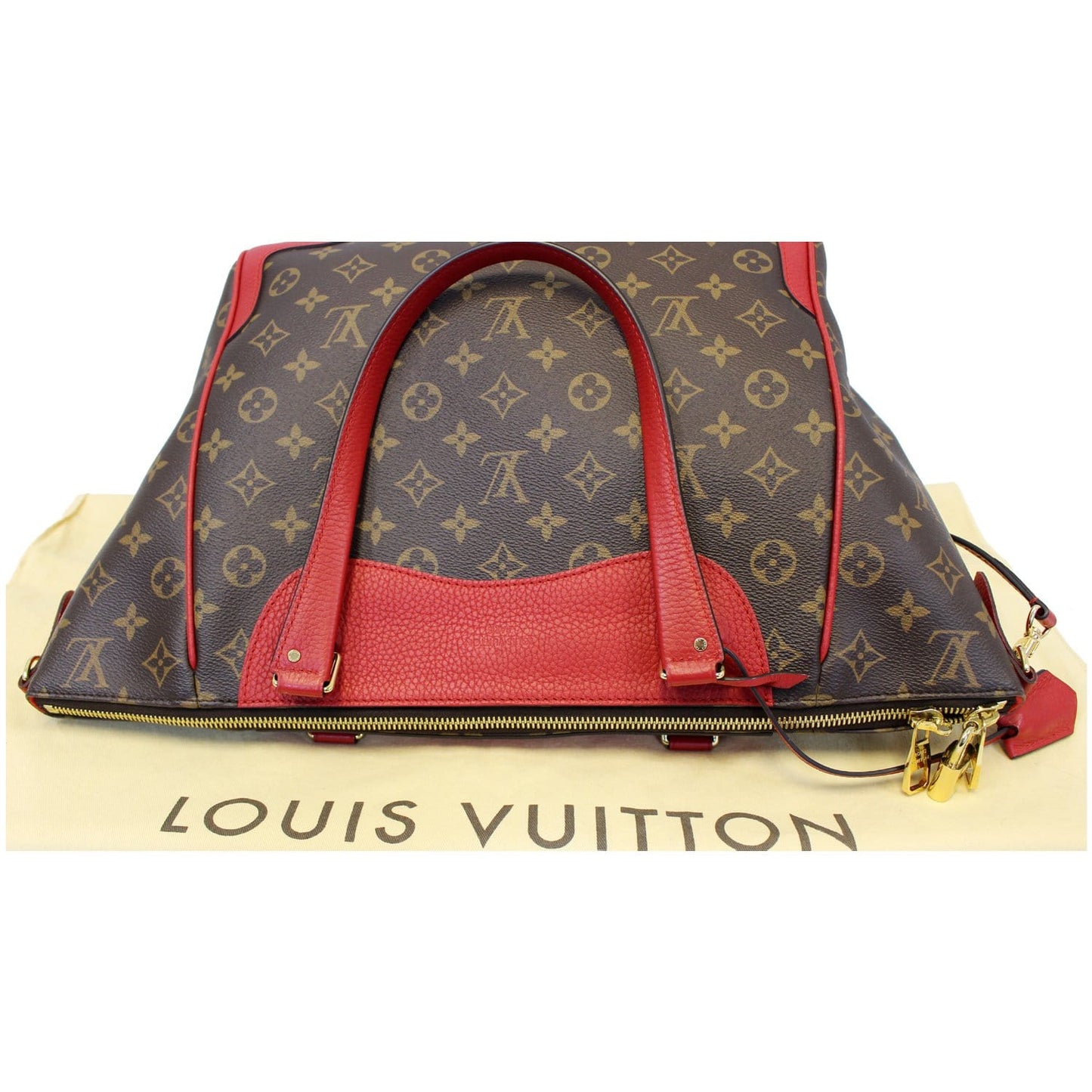 LOUIS VUITTON Estrela NM Monogram Canvas Shoulder Bag Cherry