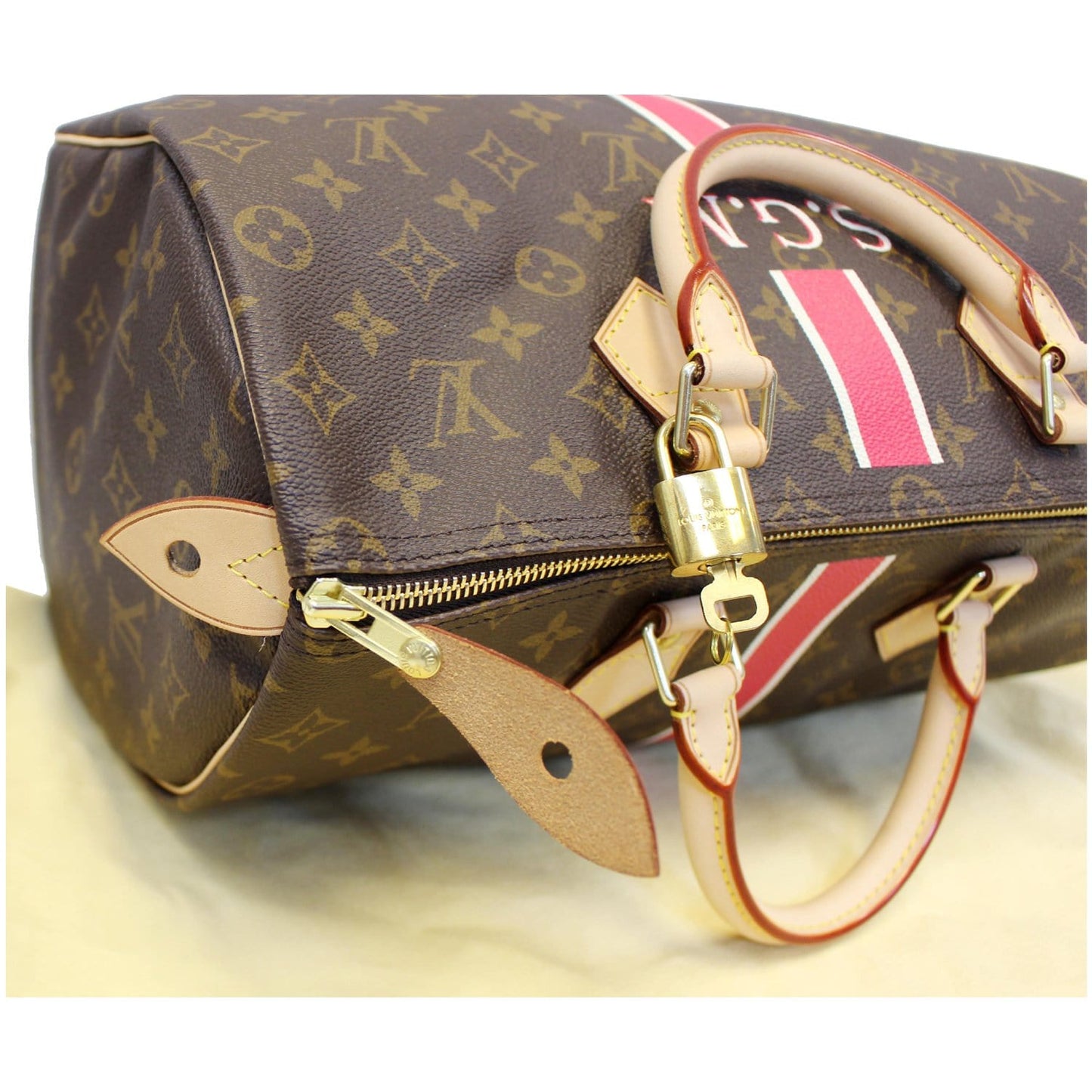 Louis Vuitton Speedy 35 Mon Monogram Canvas Satchel Bag Brown - 25% OFF