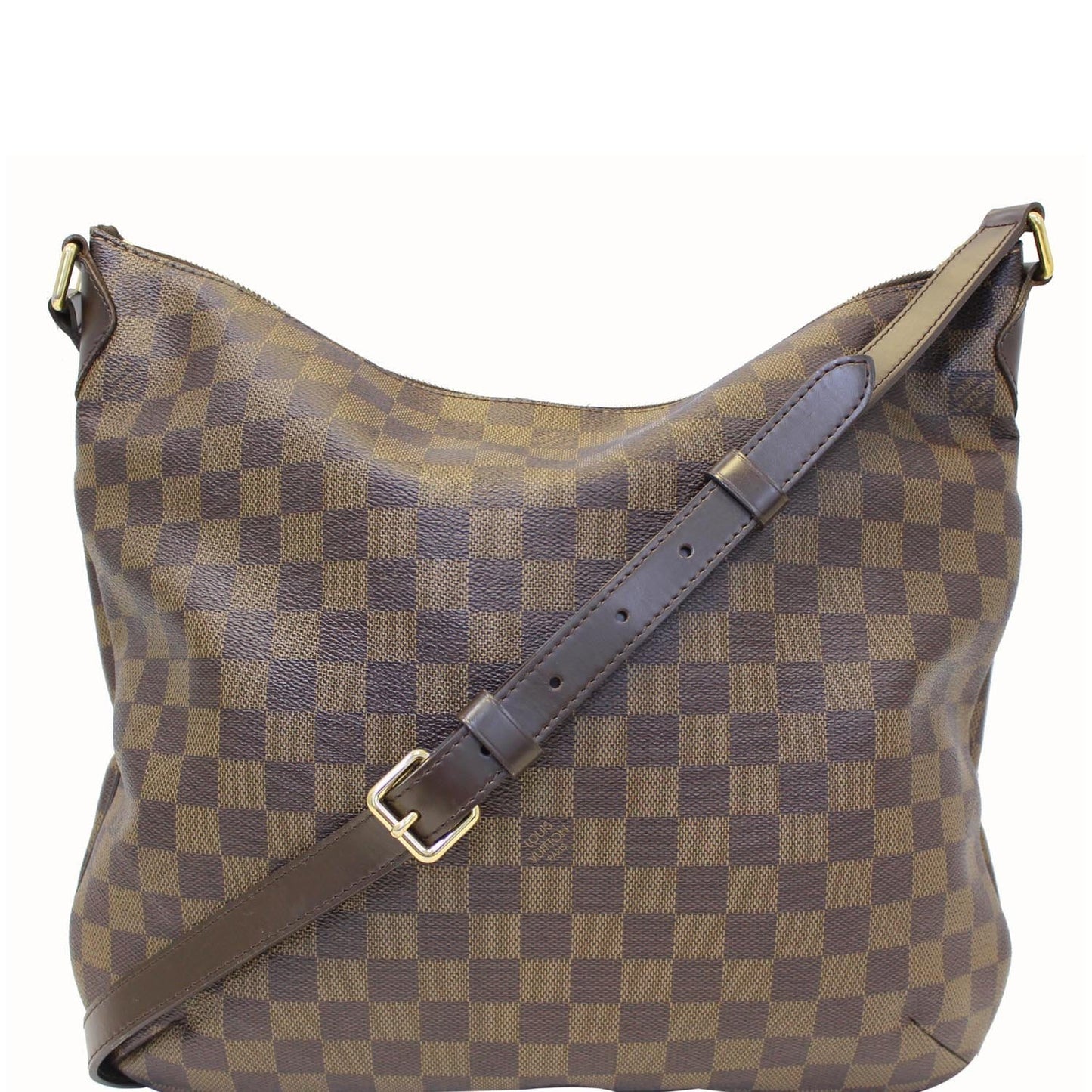 LOUIS VUITTON Bloomsbury GM Damier Ebene Shoulder Crossbody Bag Brown