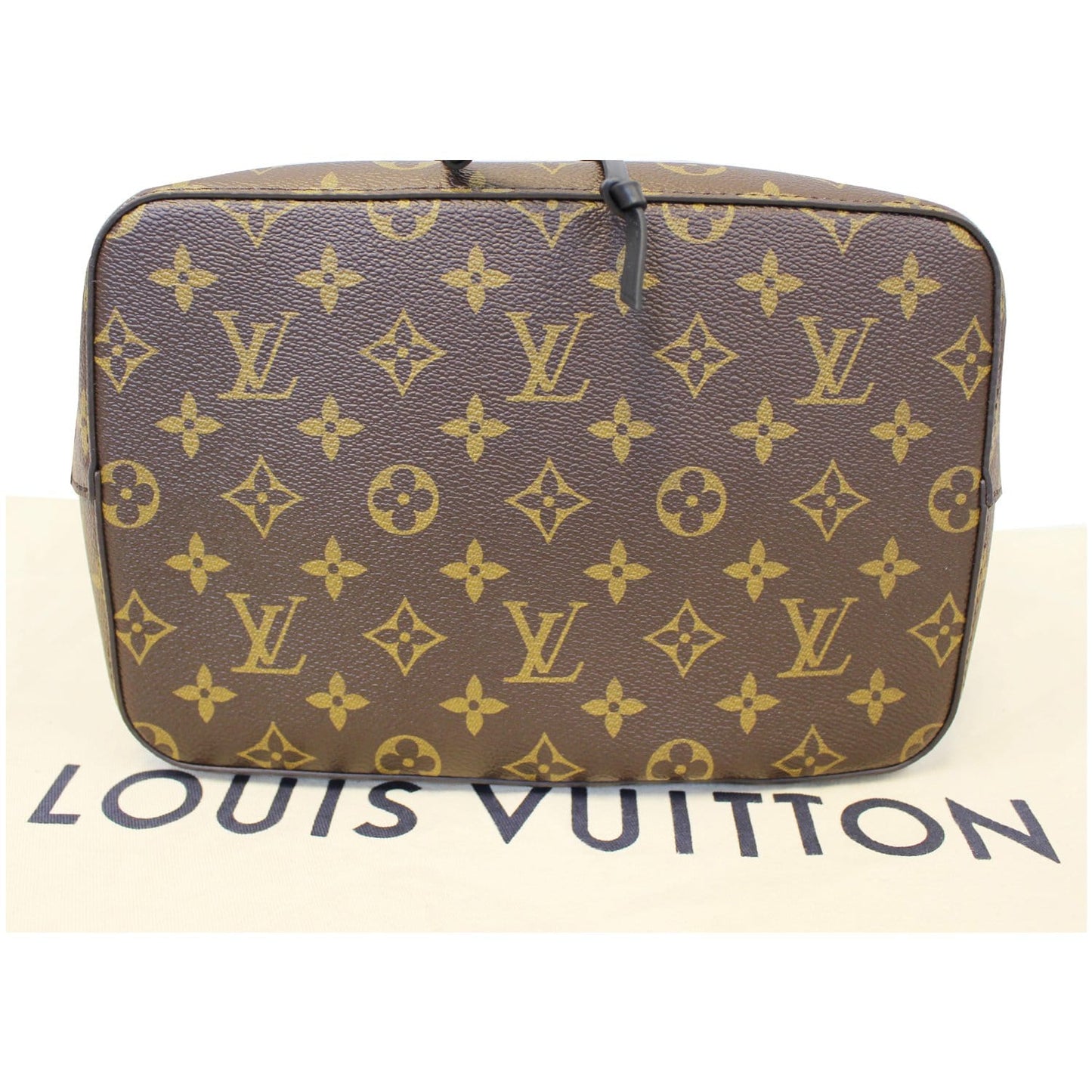 LOUIS VUITTON Neonoe Monogram Canvas Shoulder Bag Black