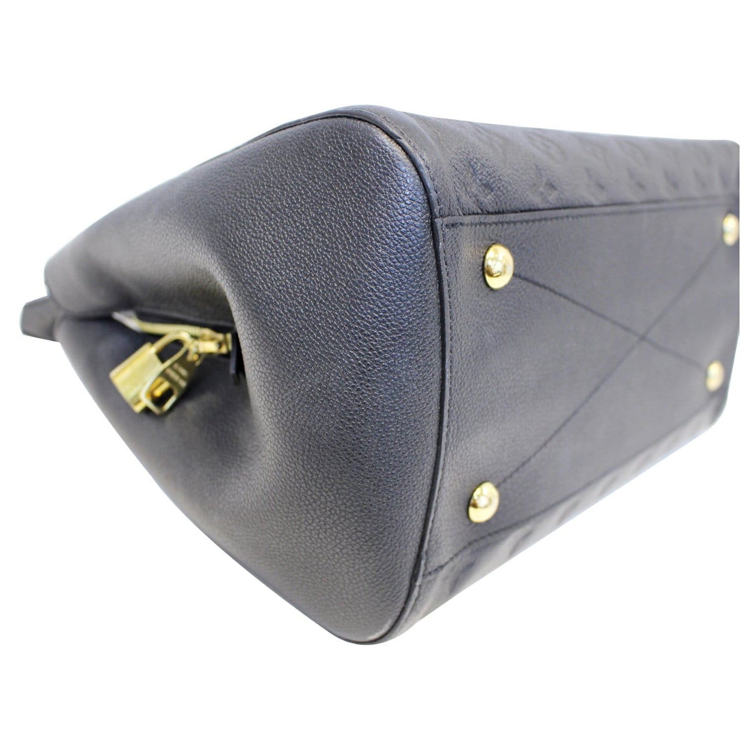 LOUIS VUITTON Montaigne GM Monogram Empreinte Noir Black Handbag