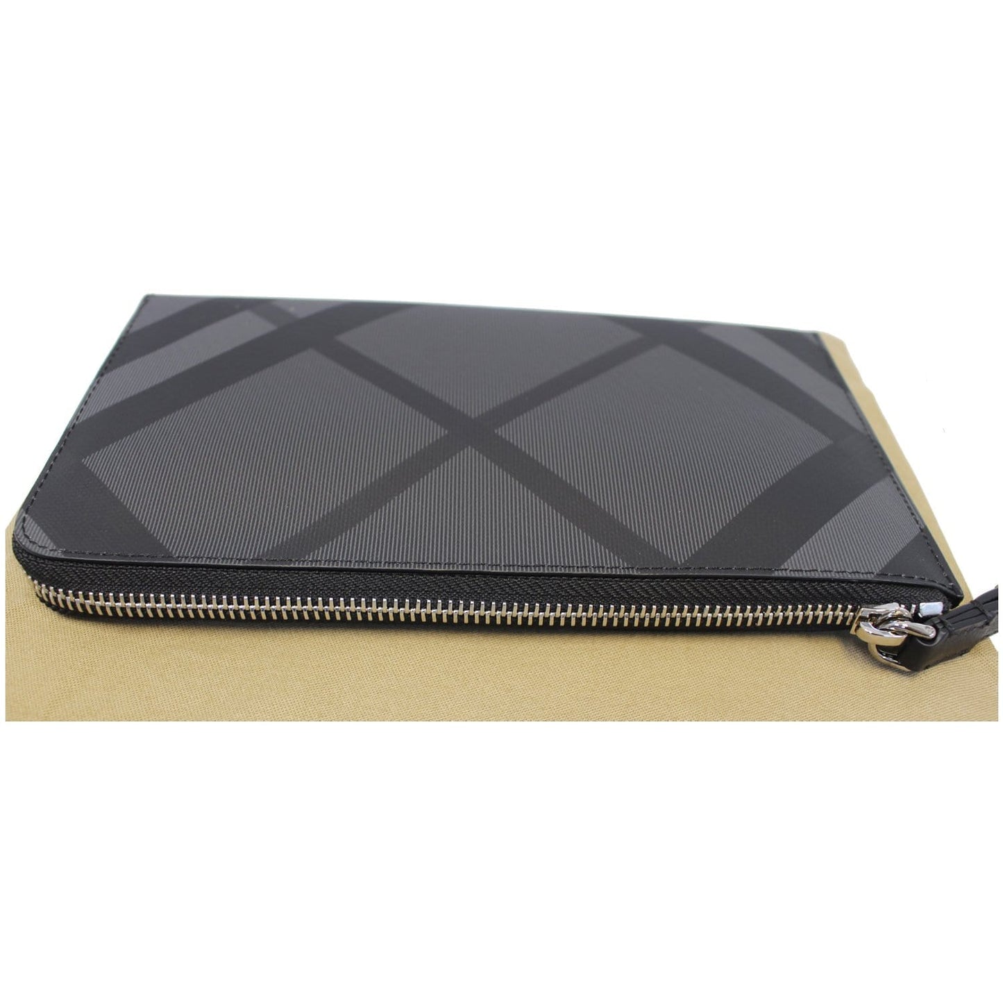 BURBERRY London Check Ziparound Wallet