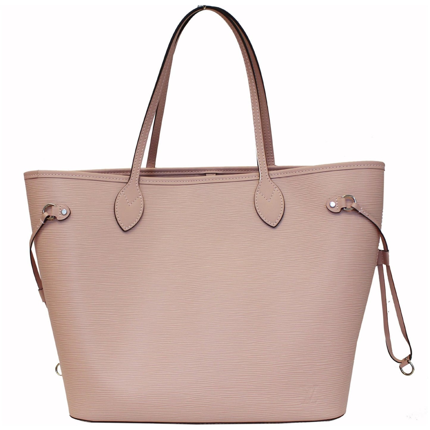 LOUIS VUITTON Neverfull MM Epi Leather Tote Shoulder Bag Rose Ballerine