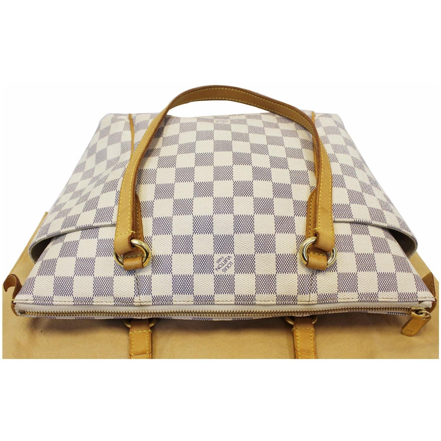 LOUIS VUITTON Totally PM Damier Azur Shoulder Bag White - 20% OFF