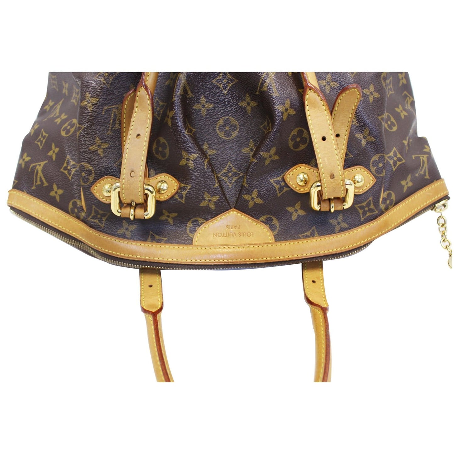 LOUIS VUITTON Tivoli GM Monogram Canvas Brown Shoulder Bag Brown