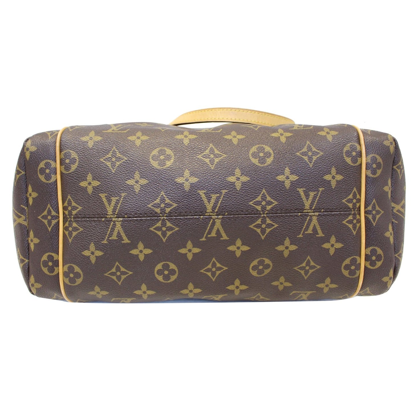 LOUIS VUITTON Totally MM Monogram Canvas Tote Shoulder Bag Brown