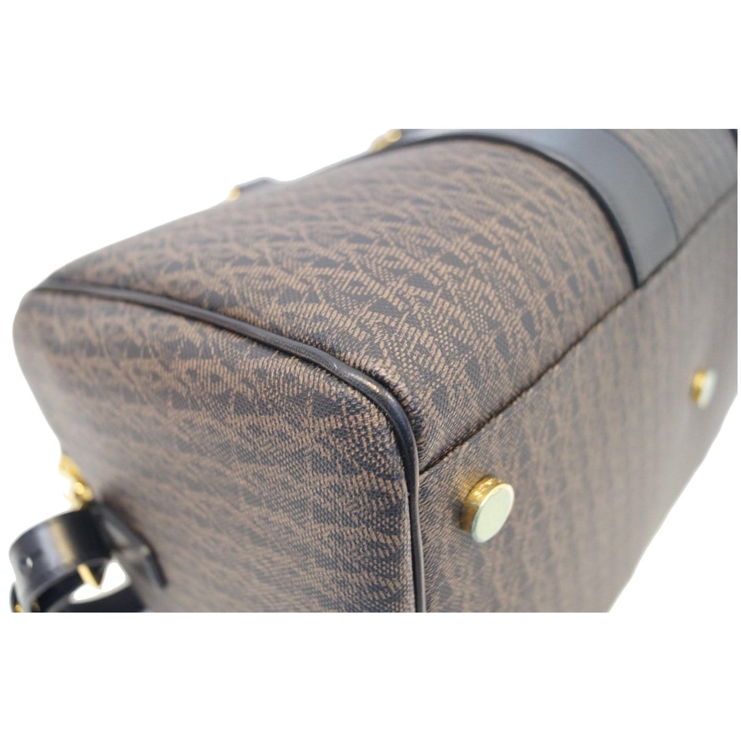 YVES SAINT LAURENT Classic Monogram Weekend/Travel Duffle Bag Dark Brown - Last Call