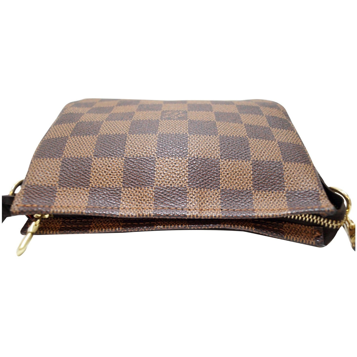 LOUIS VUITTON Truth Damier Ebene Makeup Pouch Bag Brown